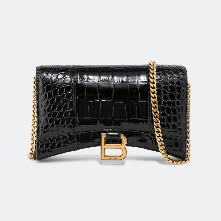 BALENCIAGA Hourglass chain wallet