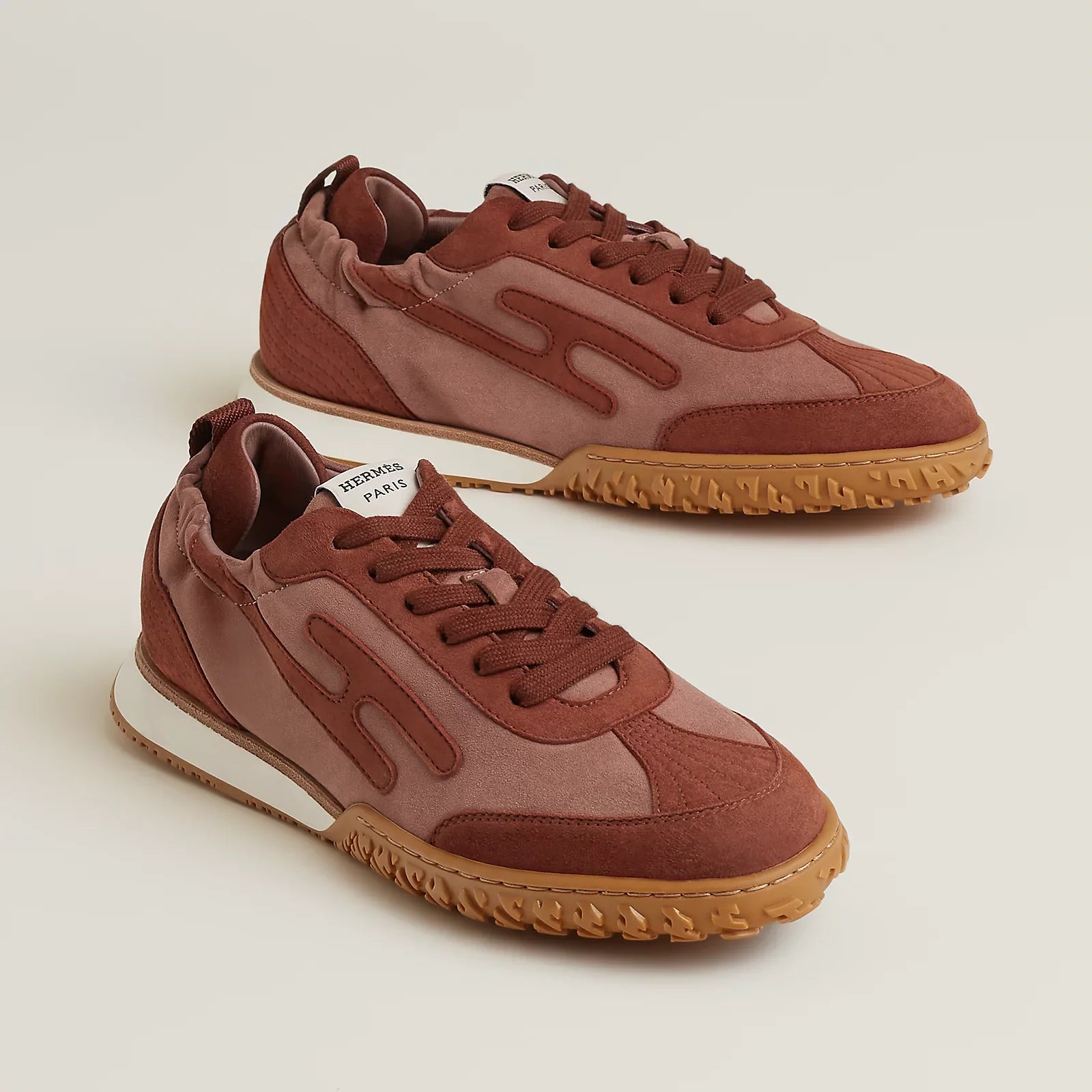 Jet sneaker - Rose Antique / Rouge Sépia
