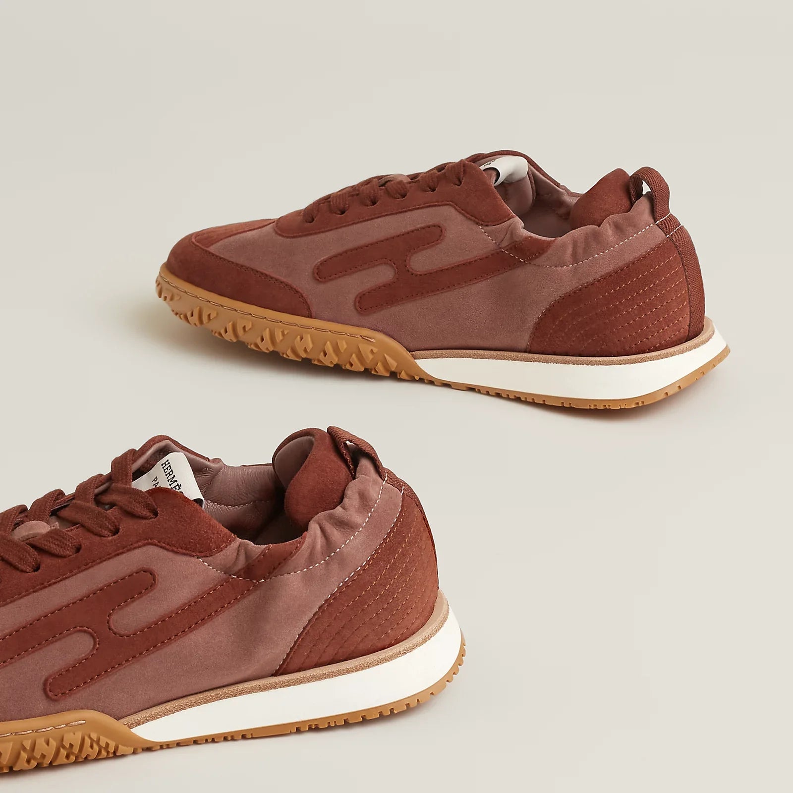 Jet sneaker - Rose Antique / Rouge Sépia