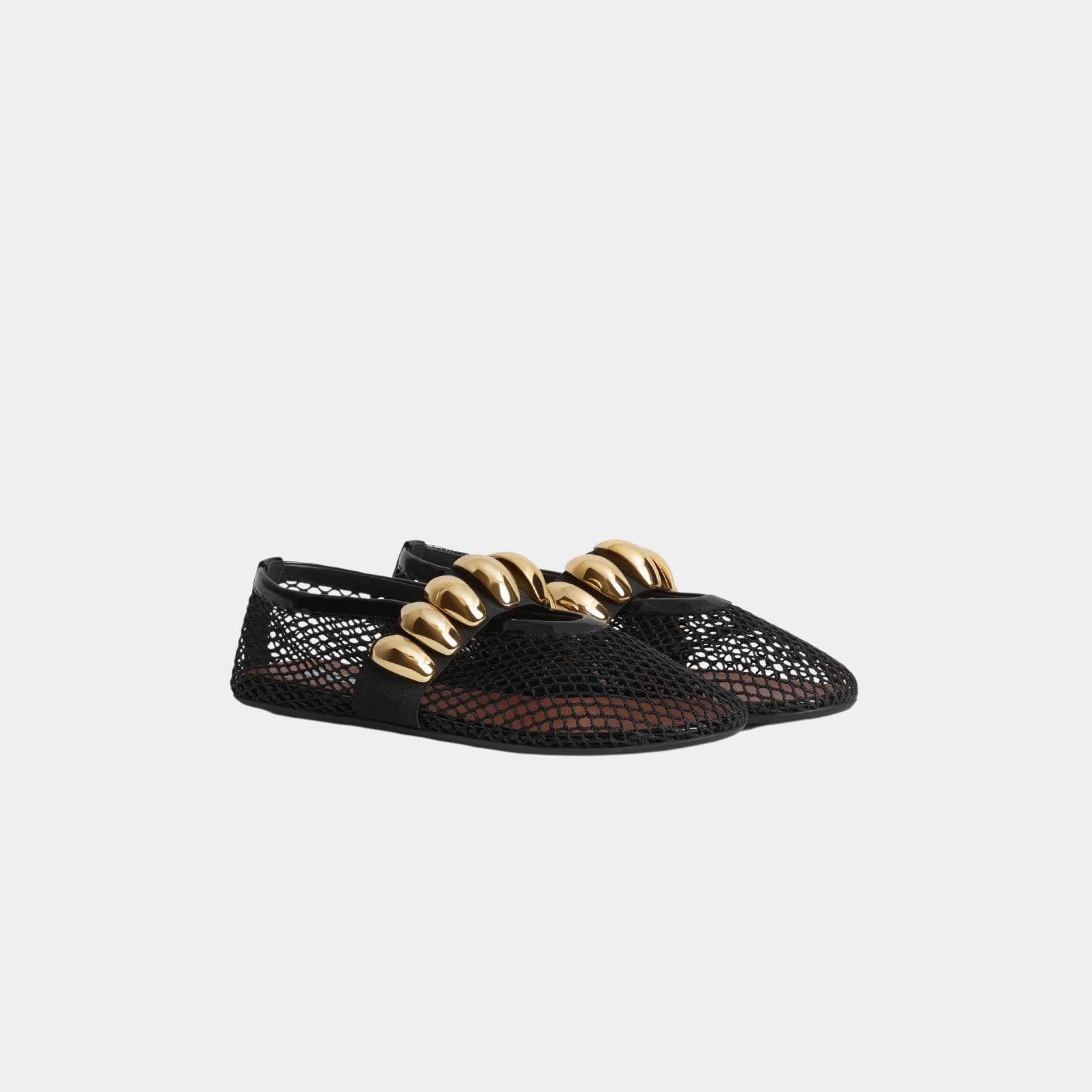 Jewelry Mesh Ballerinas
