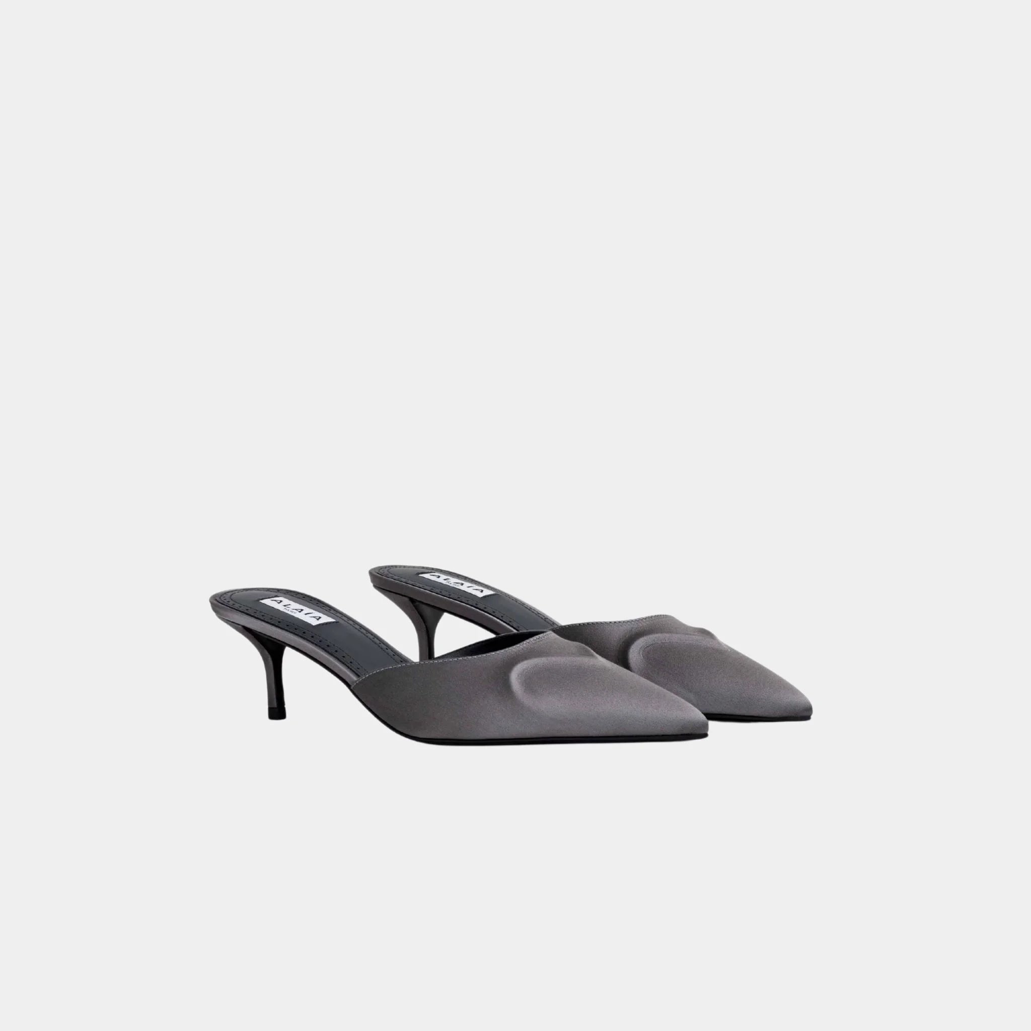 Le Coeur 3D Mules in Satin