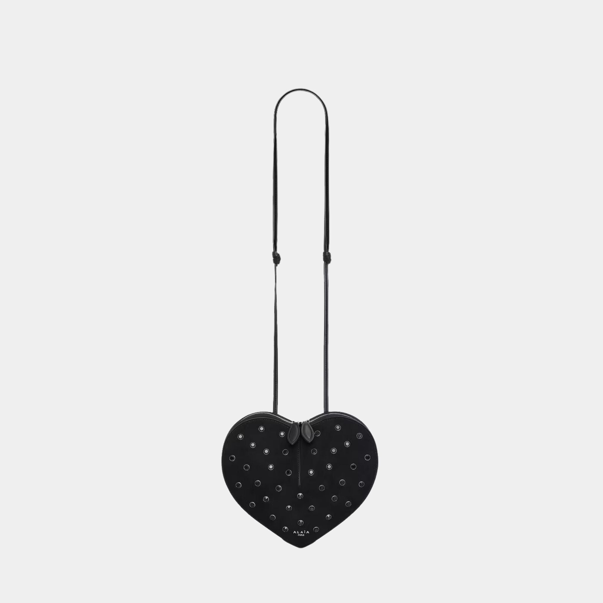 Le Coeur Bag In Strass Suede Goatskin