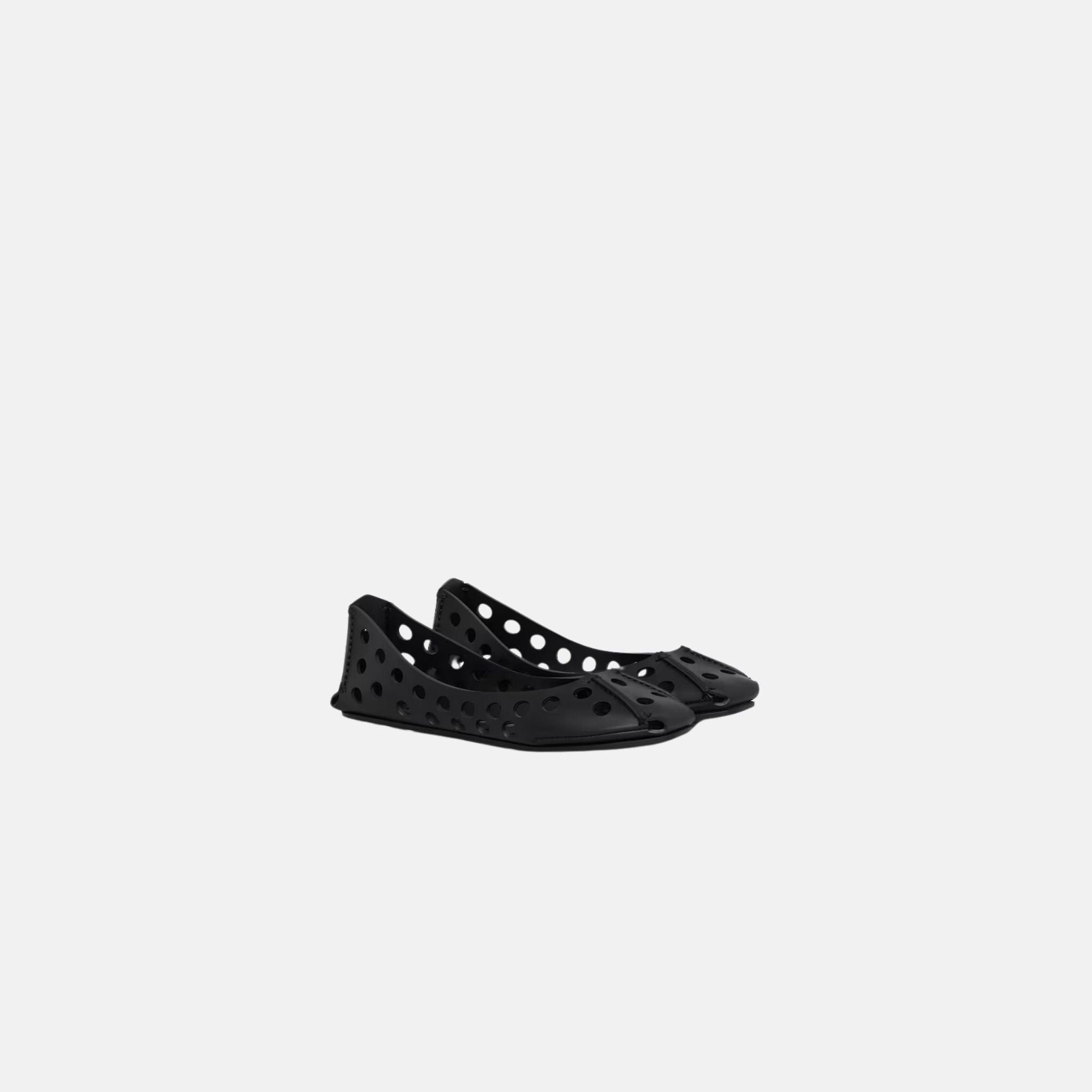 Perfo Ballet Flats In Perforated Leather