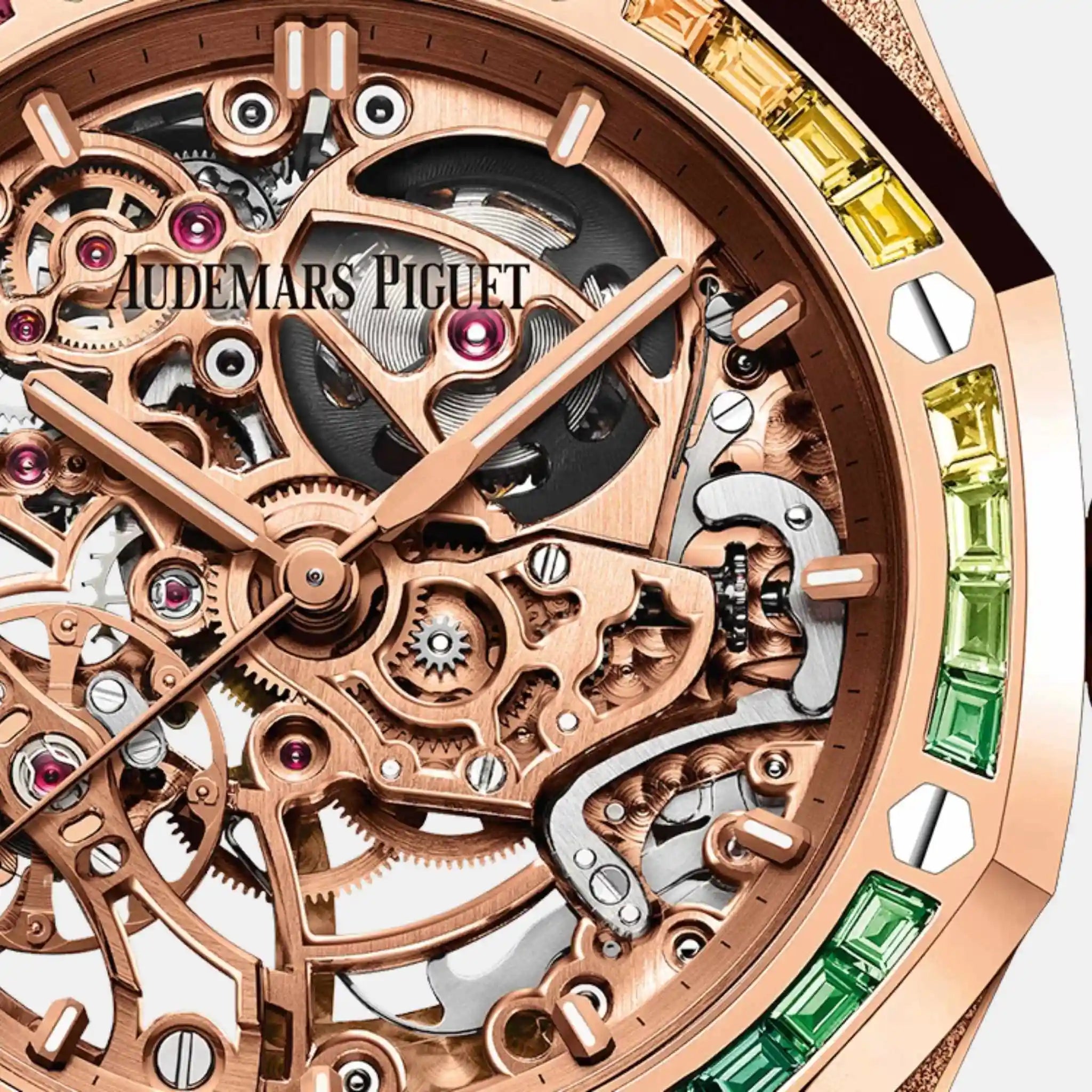 Royal Oak Frosted Gold Double Skeleton Balance Ref. 15468OR.YG.1259OR.01-B
