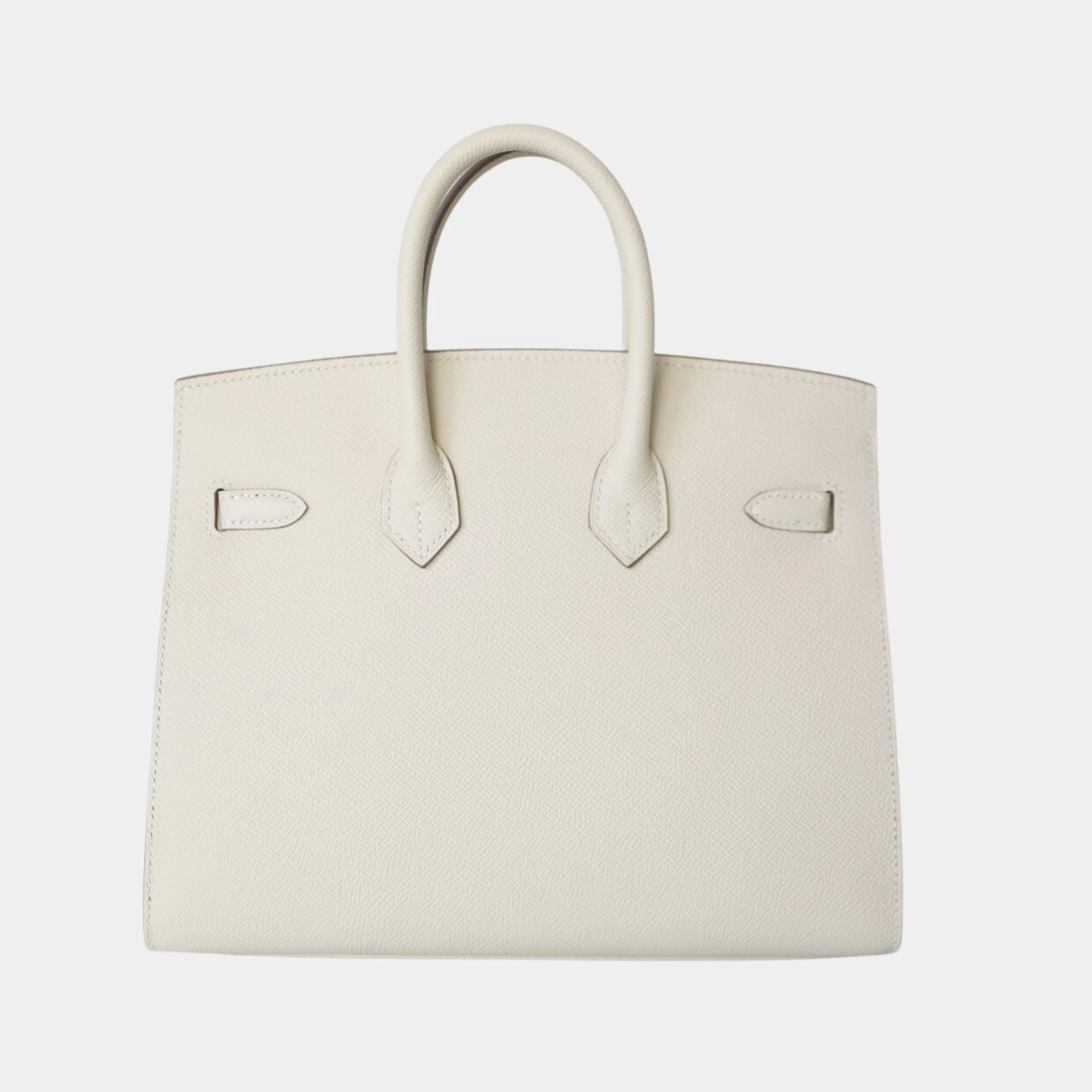 Birkin 25 Epsom Craie PHW