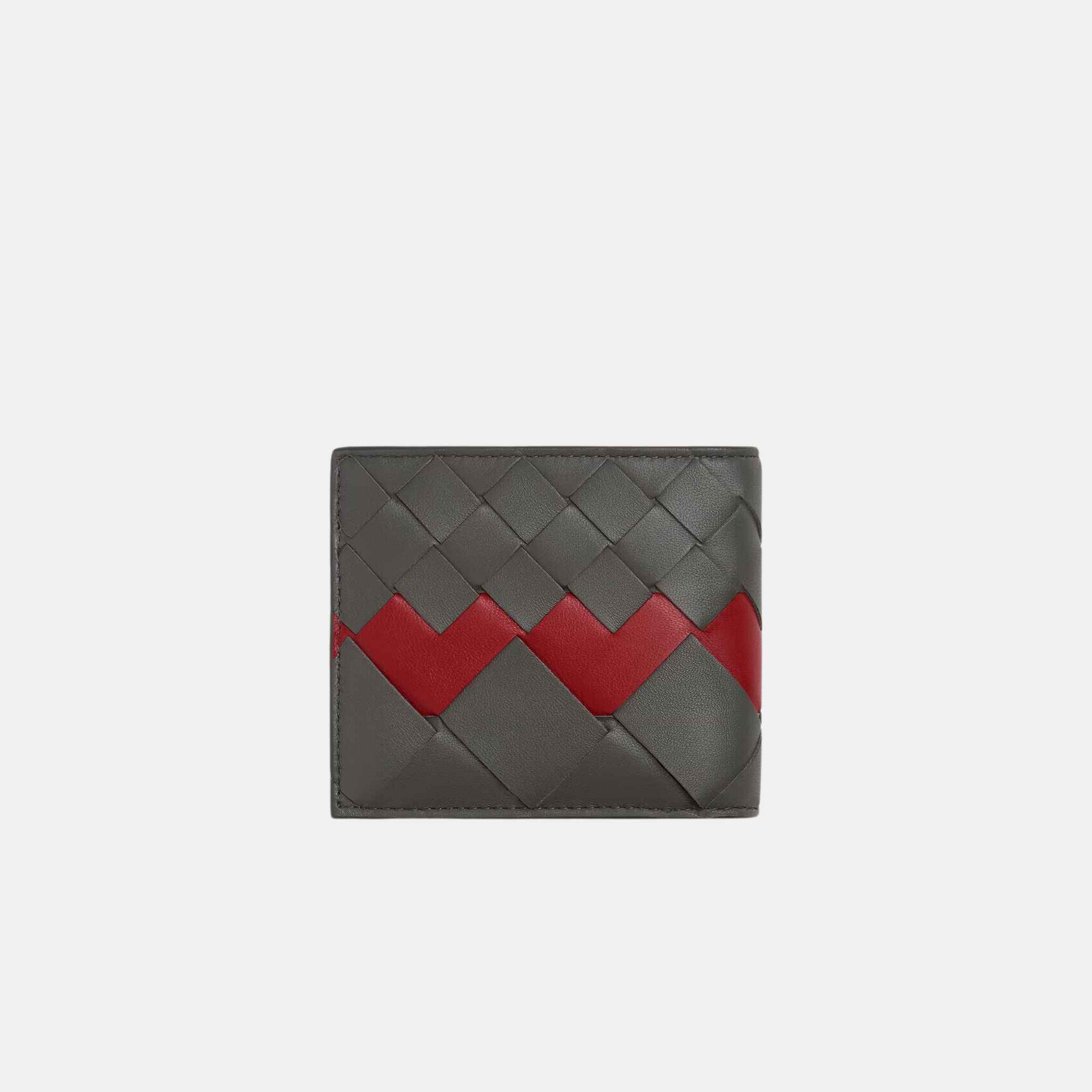 Intrecciato Bi-Fold Wallet With Coin Purse