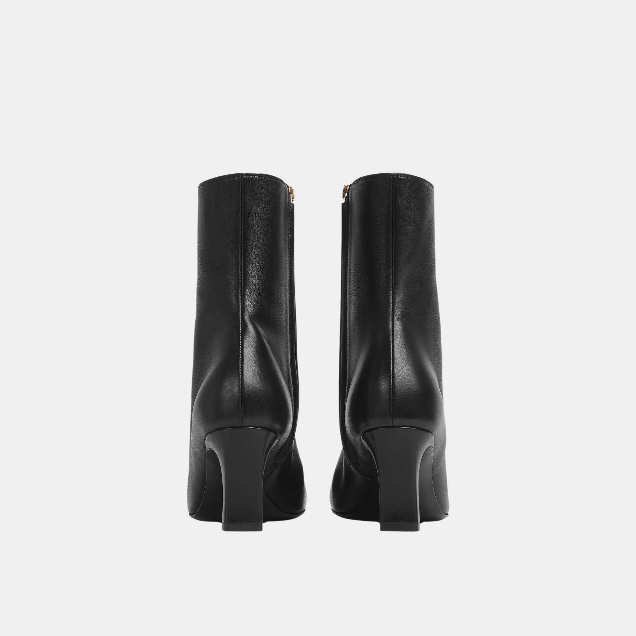 Nico Ankle Boot Lamskin with Kitten Heel