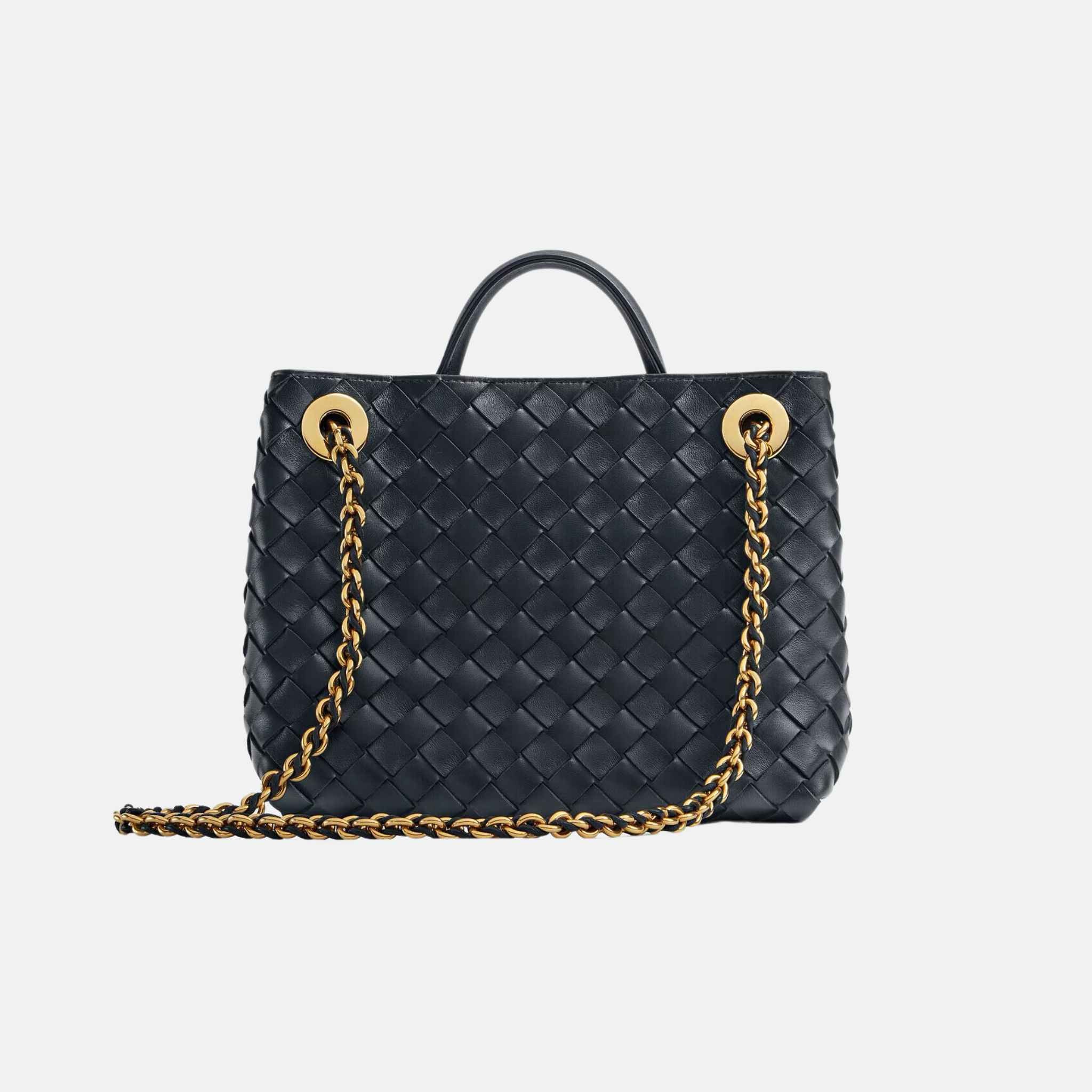 Small Andiamo Top Handle Bag in Intrecciato