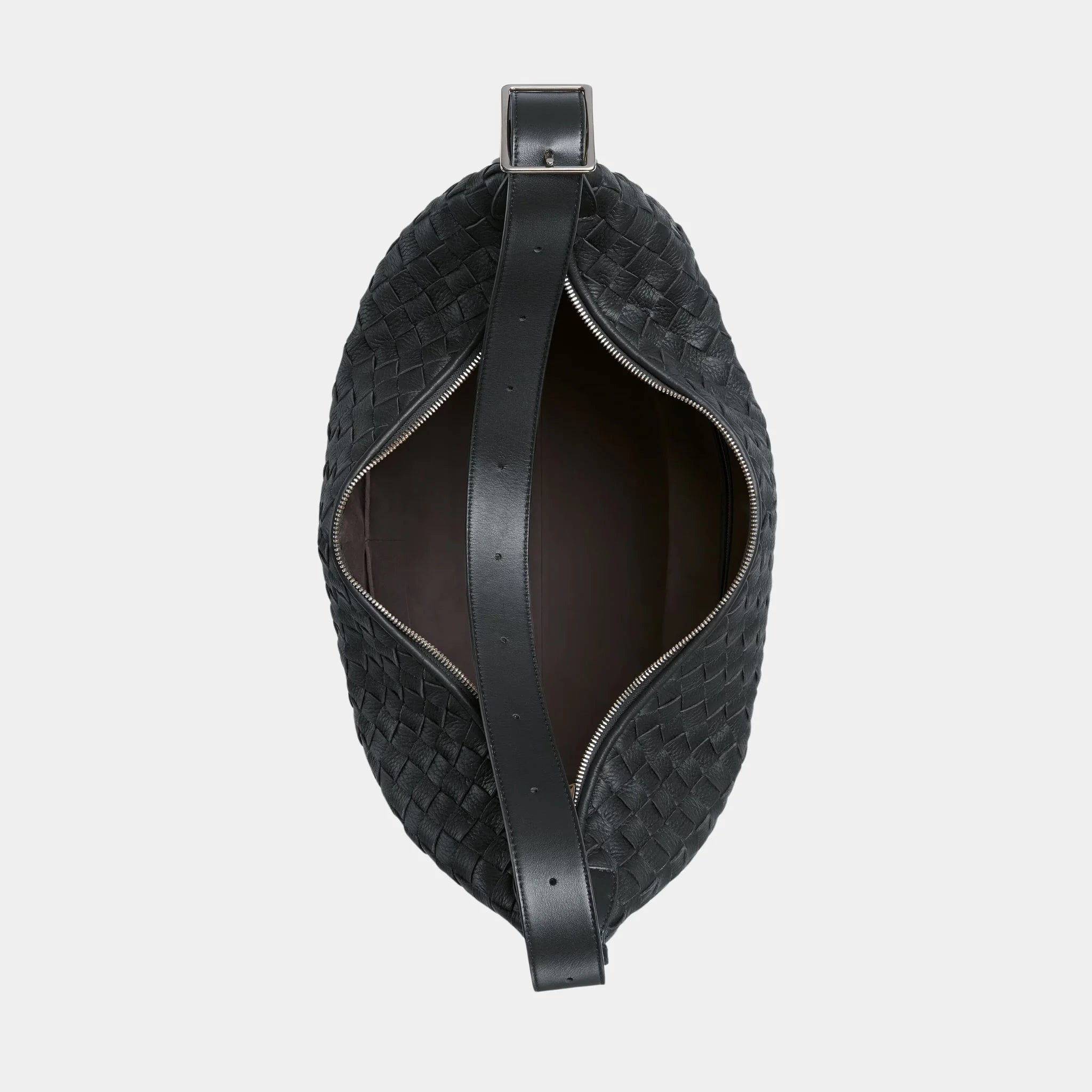 Traveler Hobo bag In Intrecciato Deer Skin