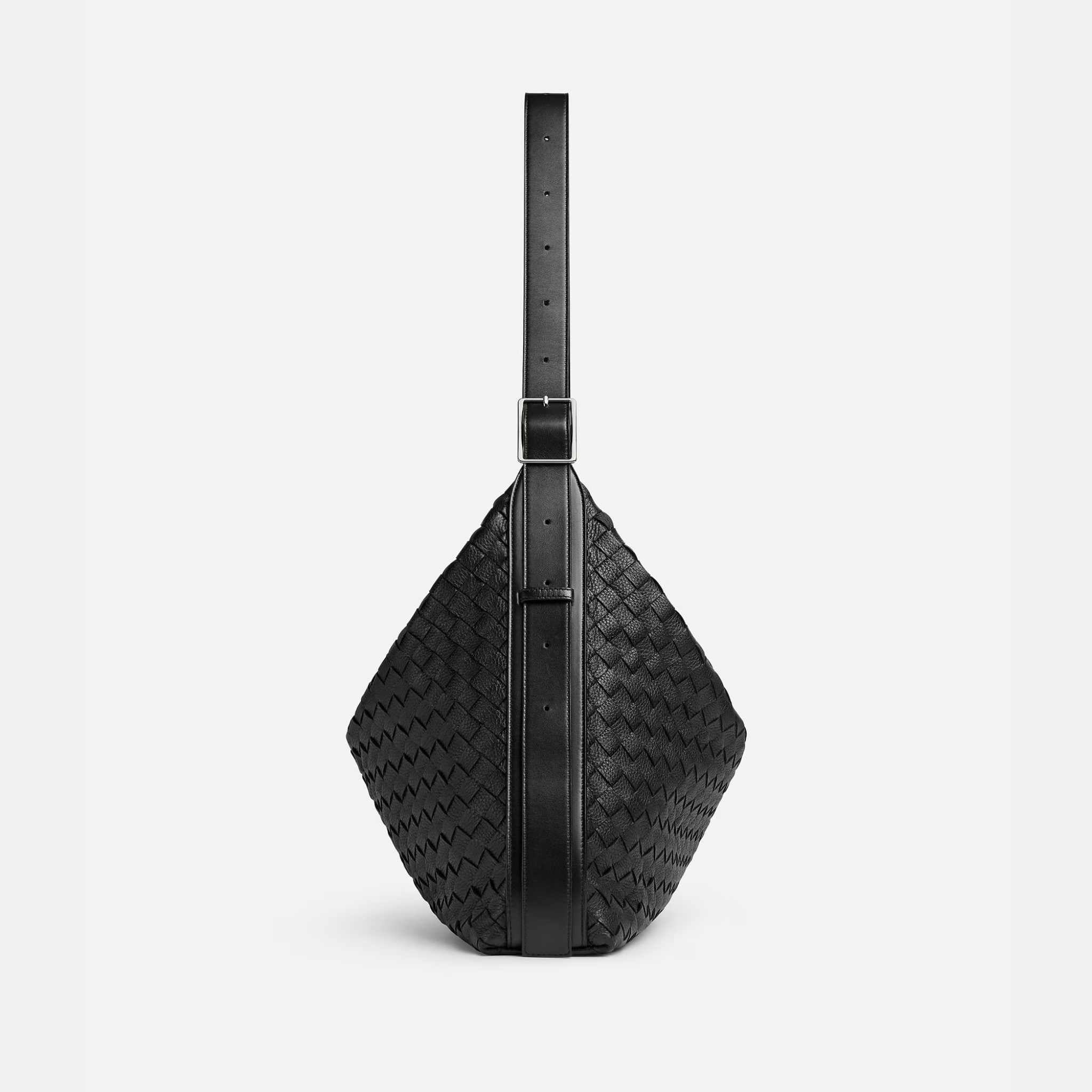 Traveler Hobo bag In Intrecciato Deer Skin