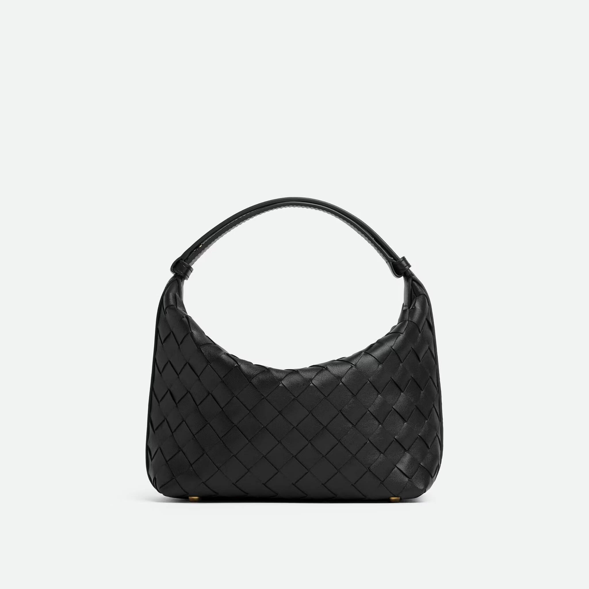 Wallace Intrecciato Leather Shoulder Bag