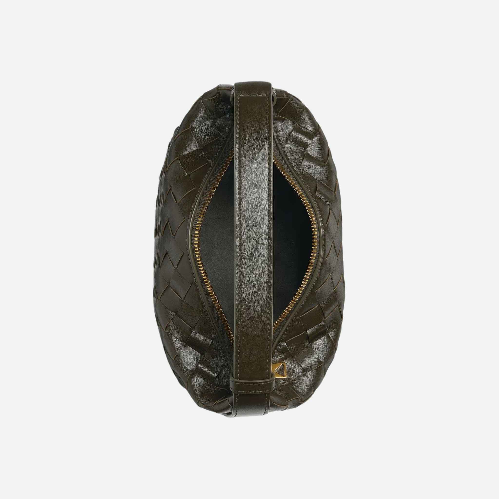 Wallace Intrecciato Leather Shoulder Bag