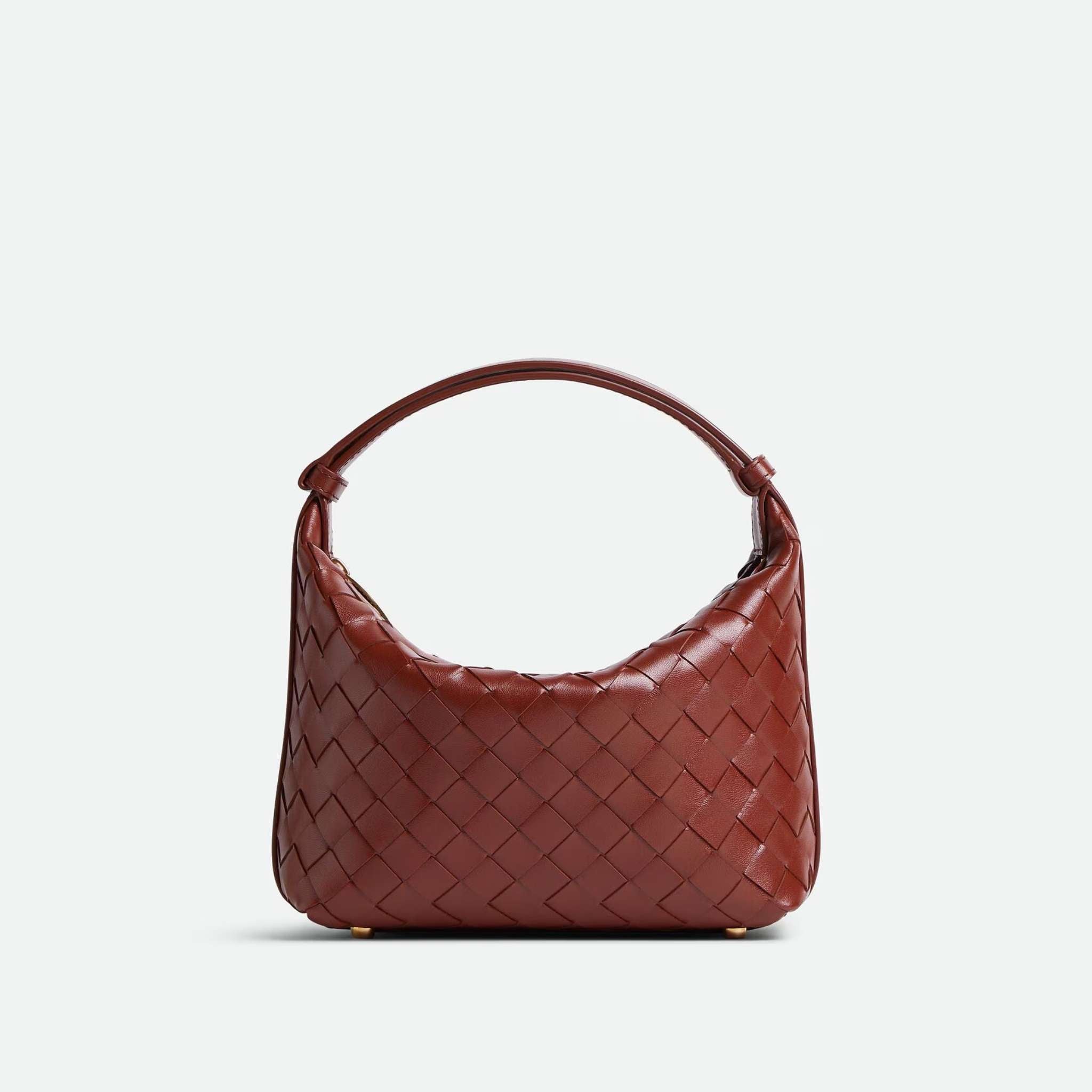 Wallace Intrecciato Leather Shoulder Bag