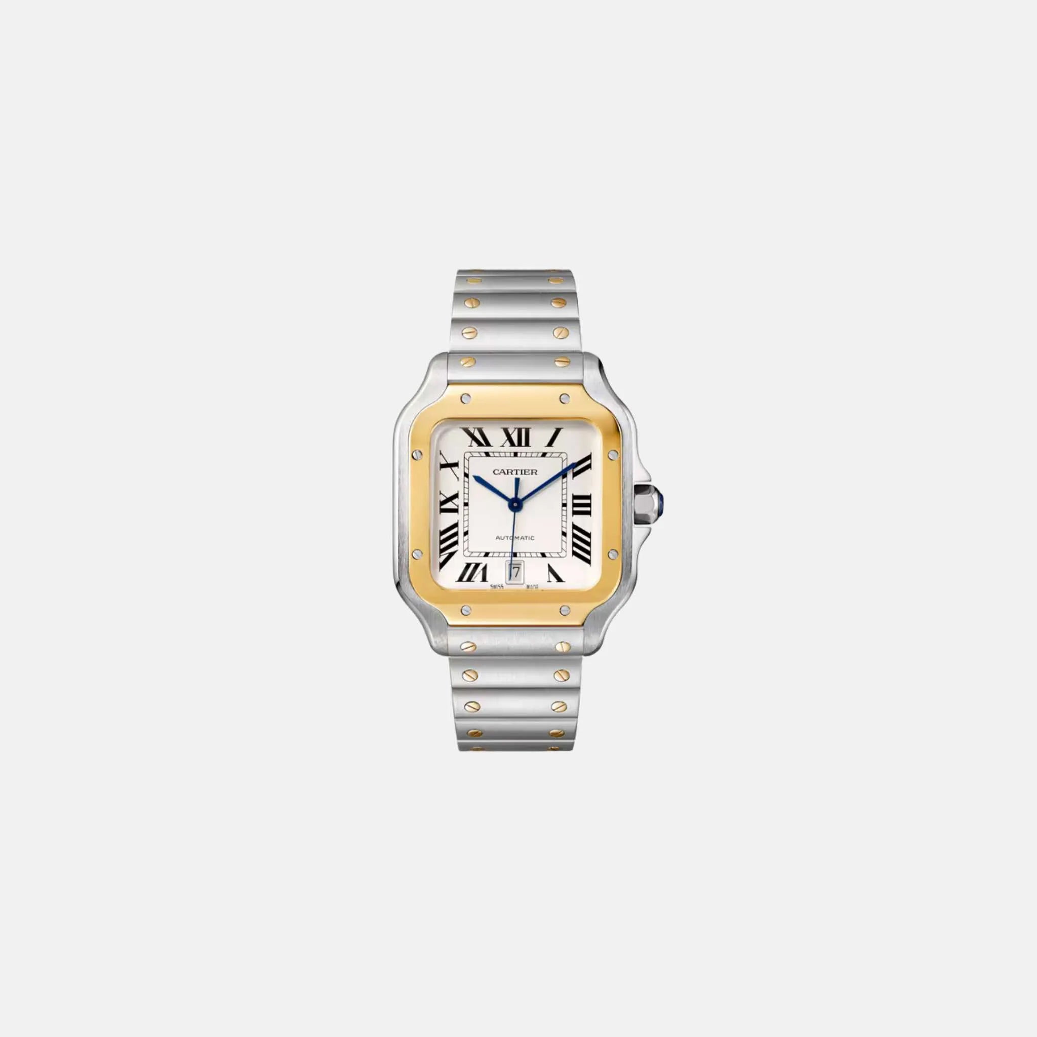 Santos De Cartier Large Steel & Yellow Gold W2SA0009 40mm