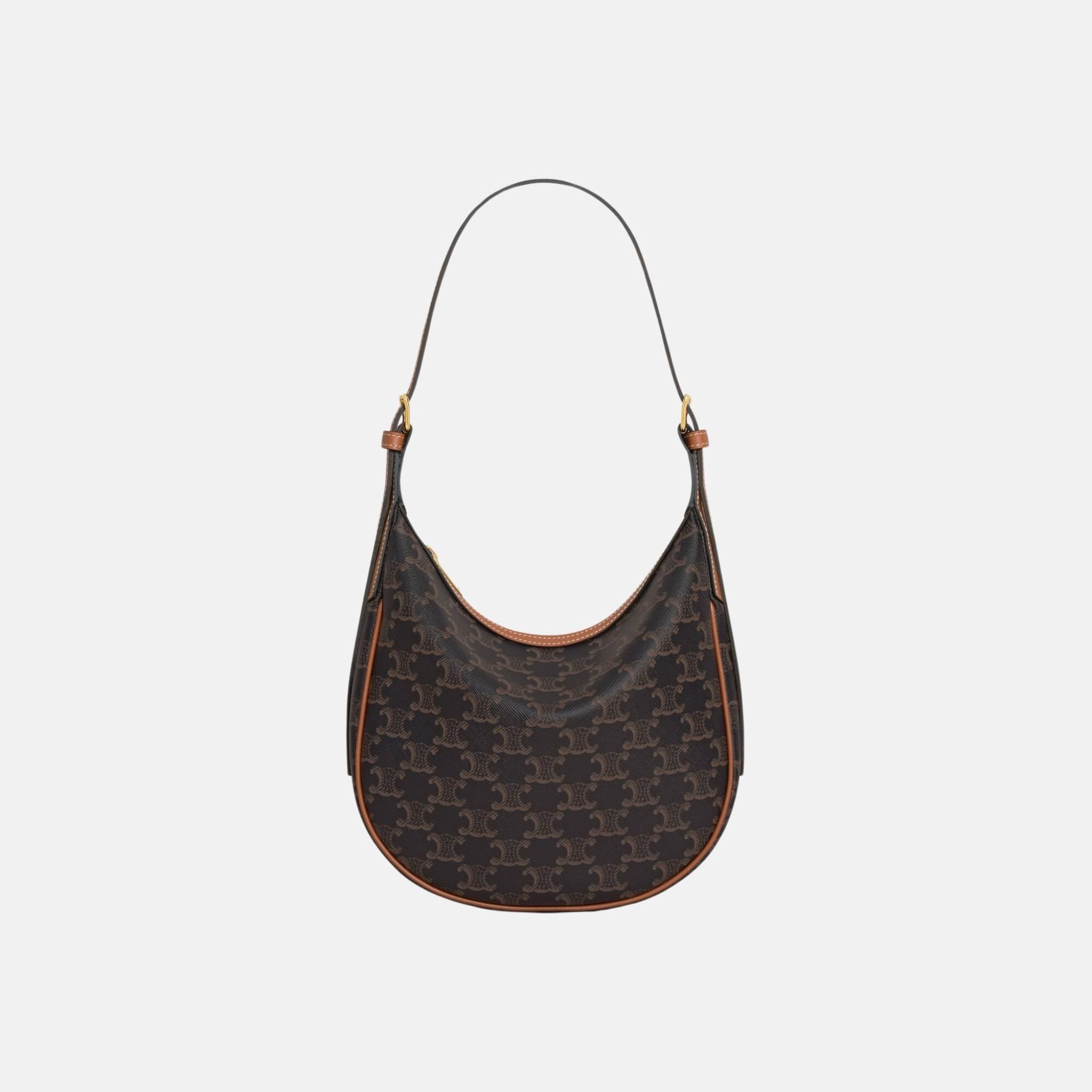 Small Heloise Bag In Triomphe Canvas And Calfskin