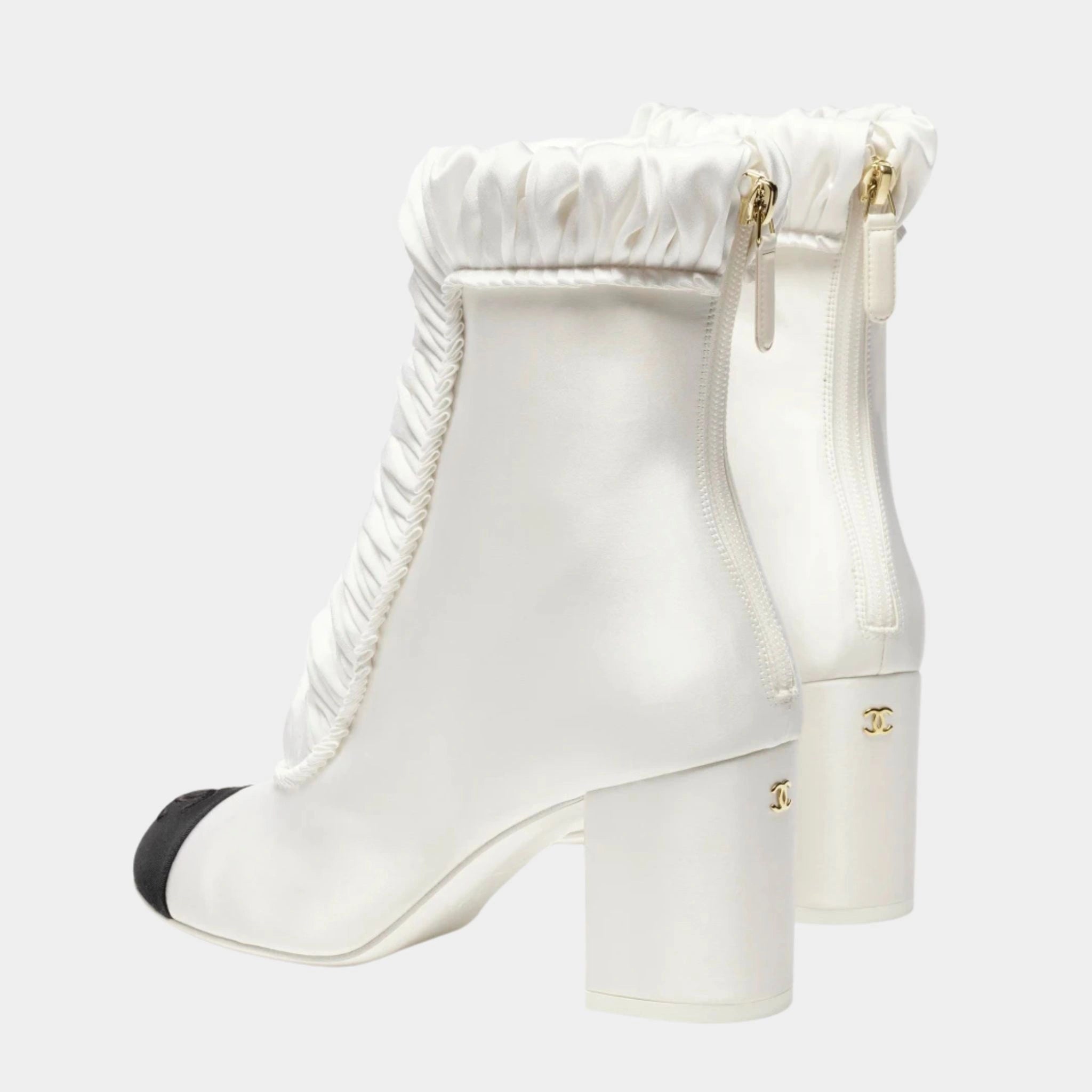 Ankle boots Silk Satin & Grosgrain