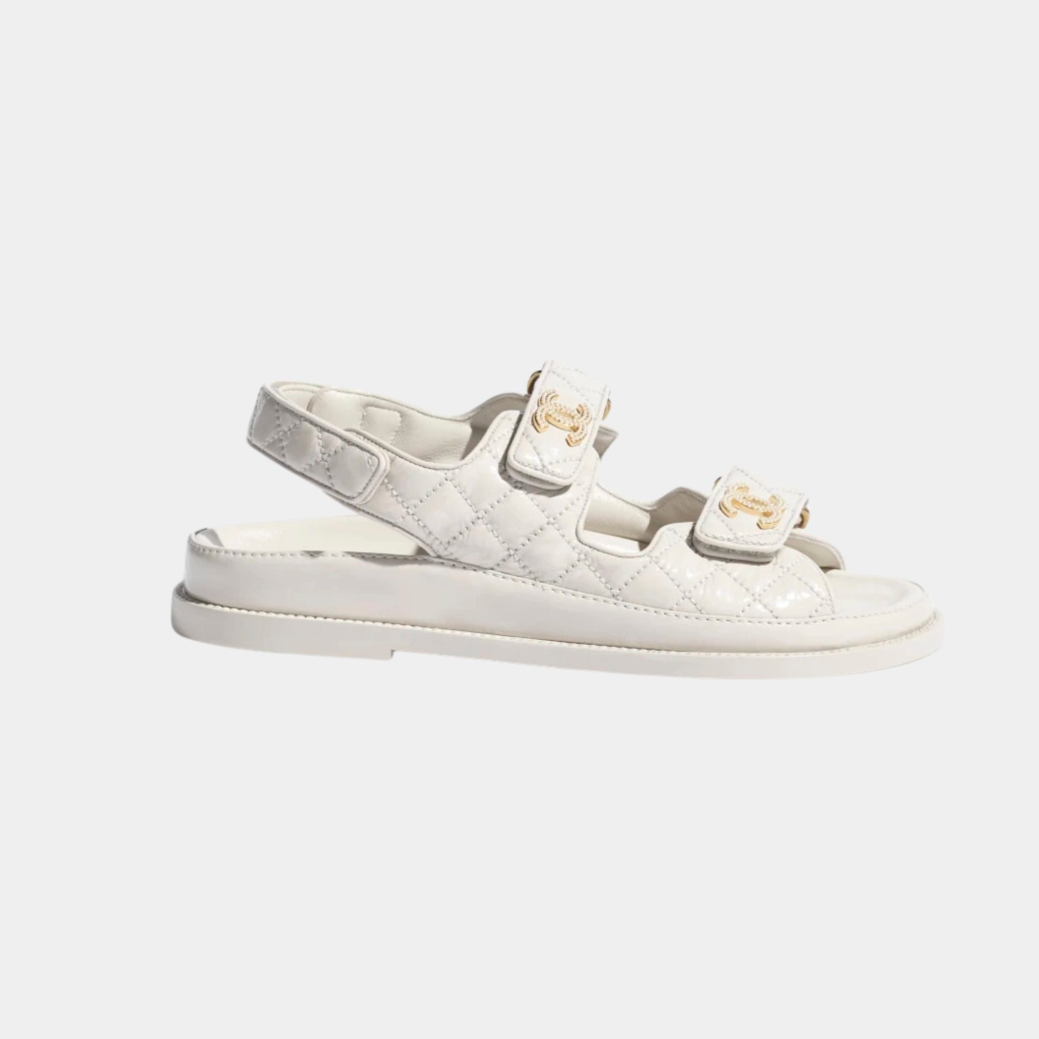 Dad Shoes in Shiny Lambskin