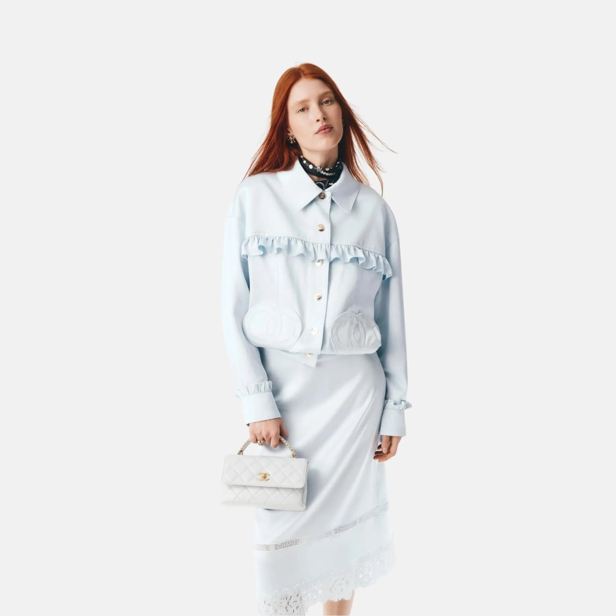 Jacket in Silk Satin
