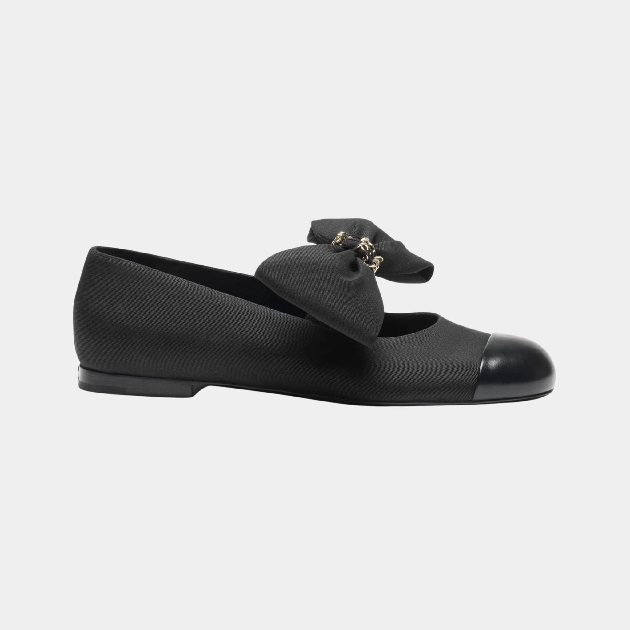 Mary Janes in Grosgrain & Calfskin