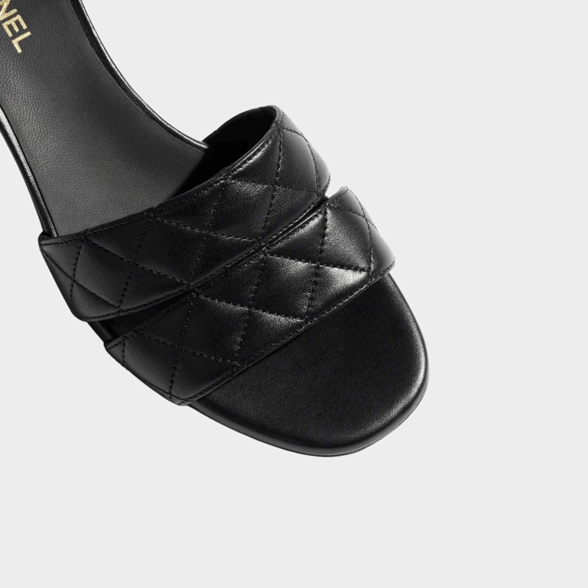 Mules In Lambskin Heeled