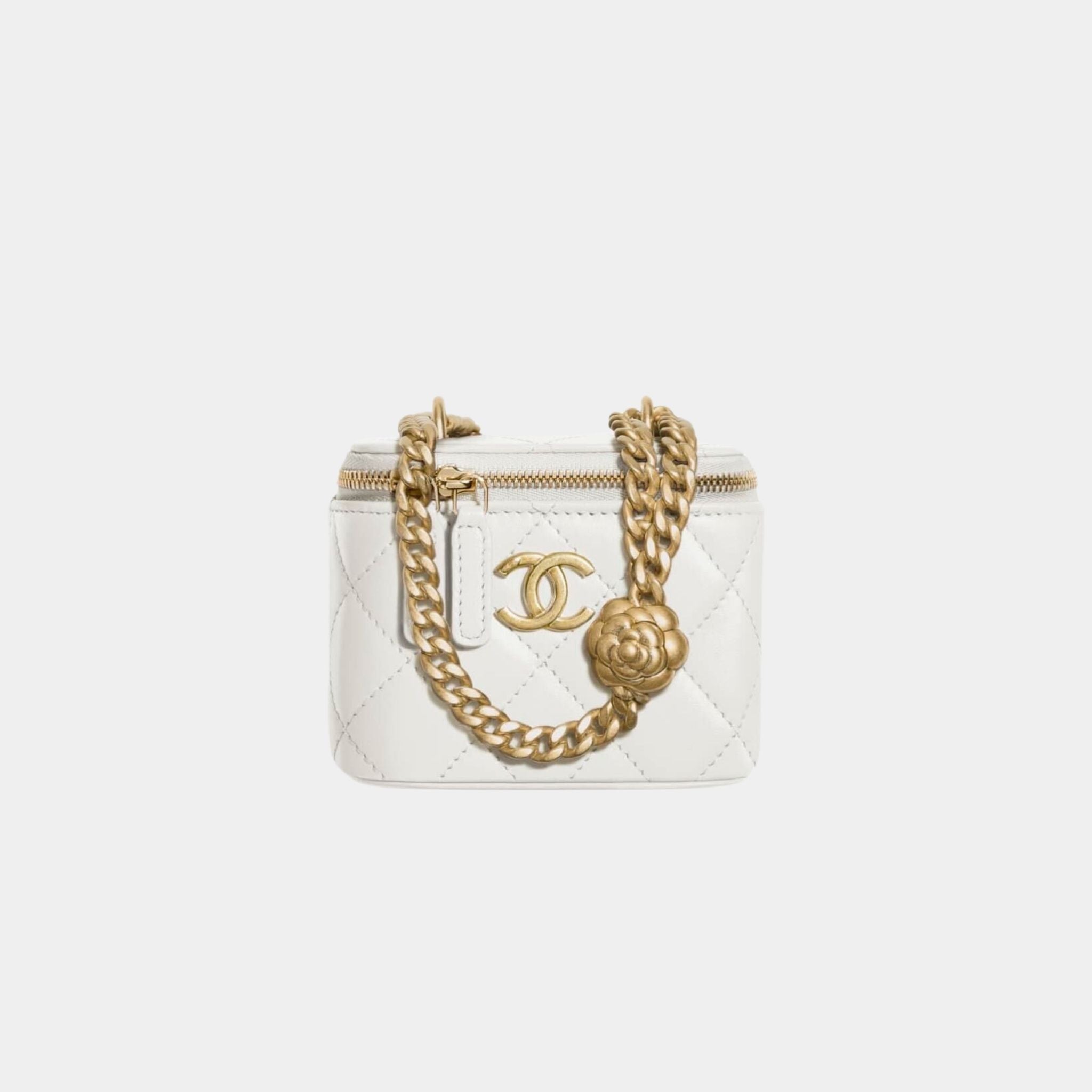 Small Vanity with Chain in Lambskin