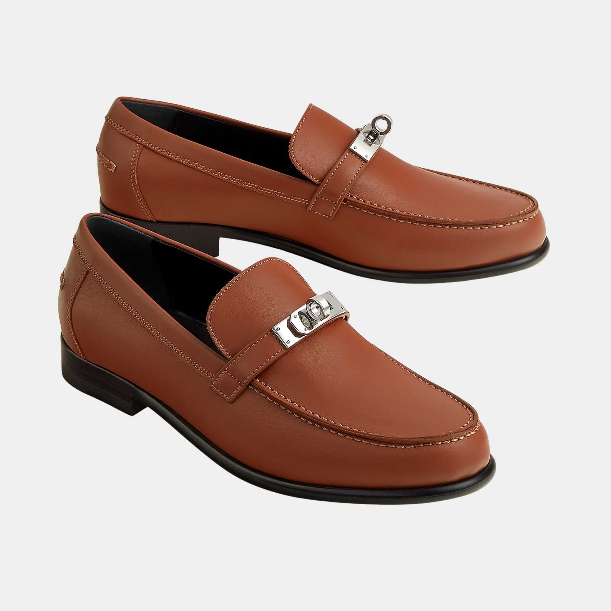 Destin Loafer in Calfskin with Palladium Plated Buckle