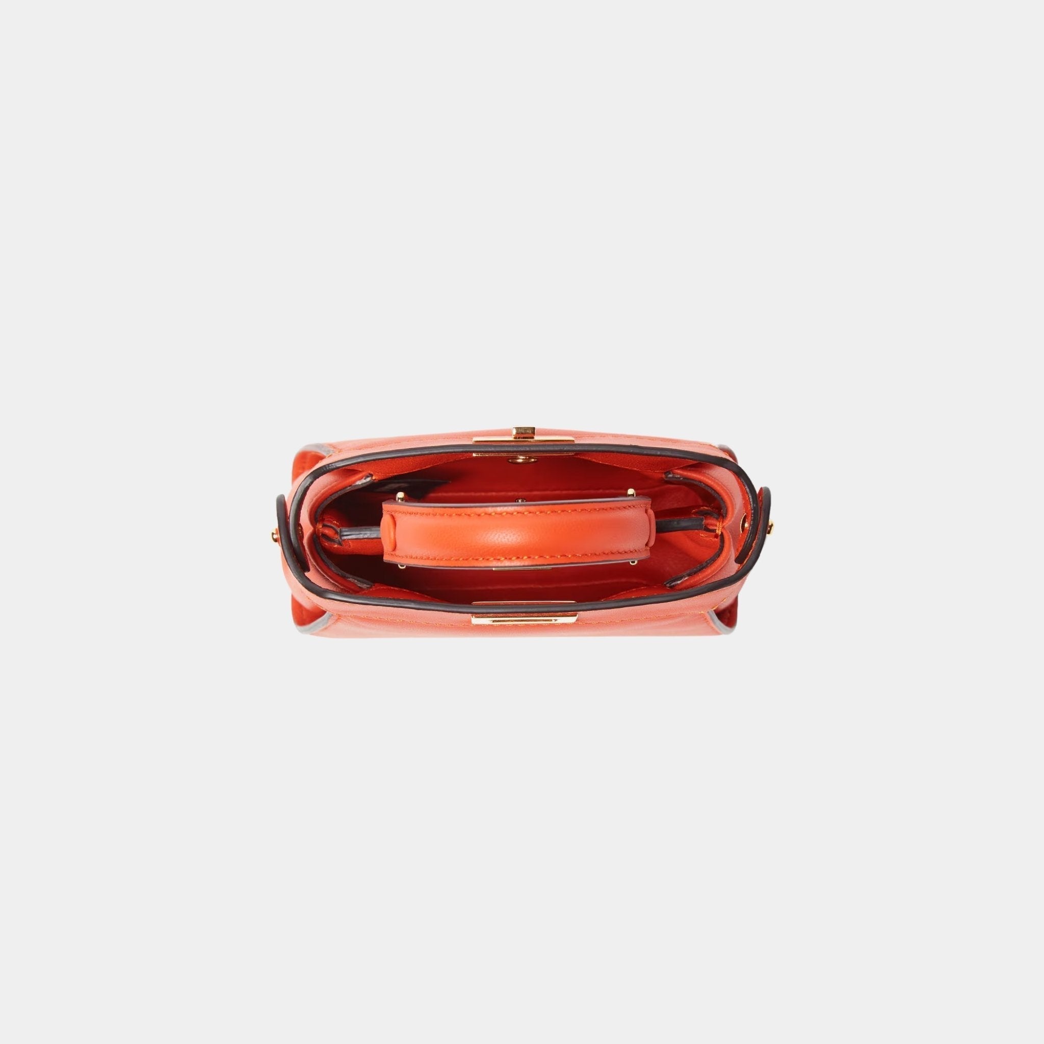 Nano Peekaboo Nappa Leather Bag