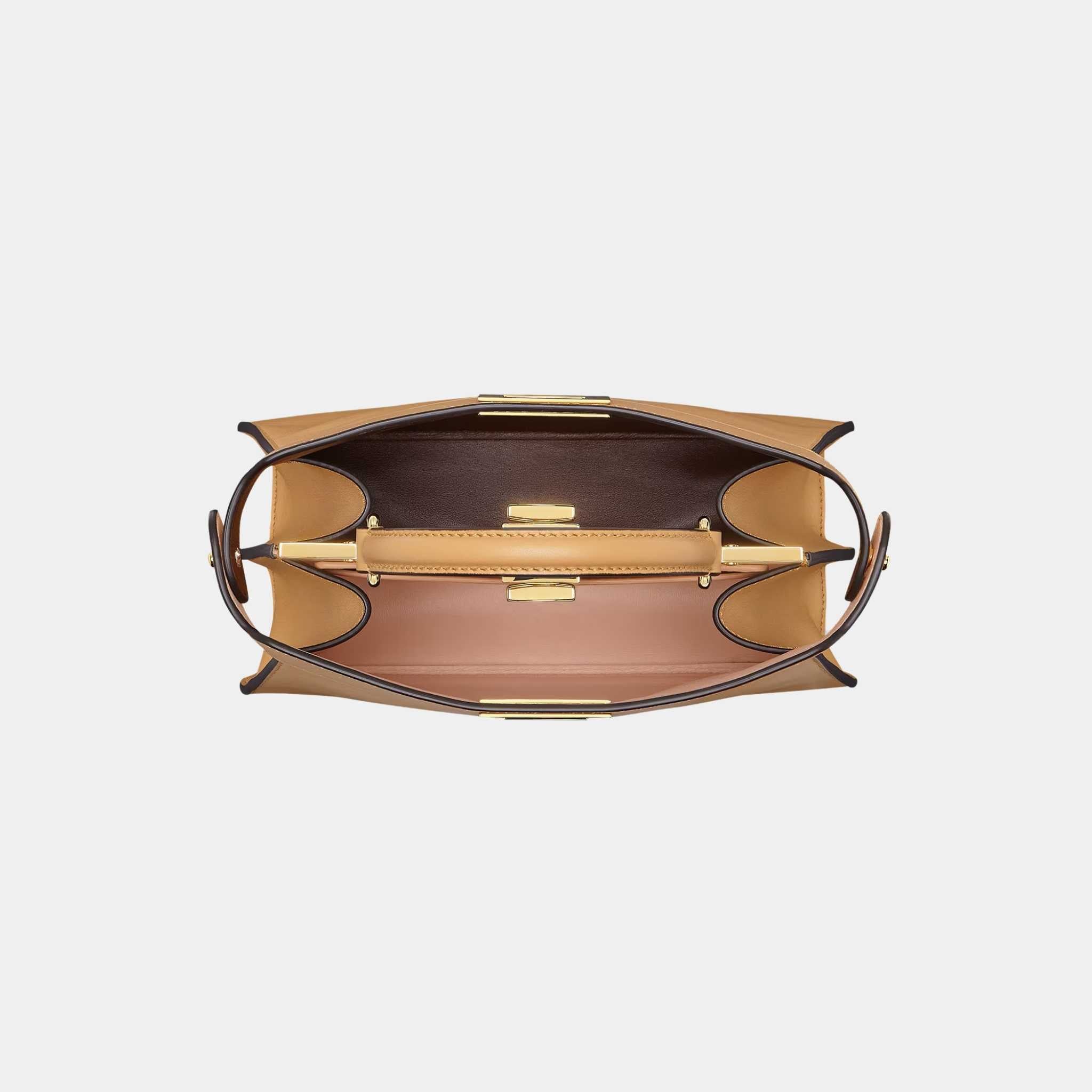 Peekaboo ISeeU Small Calf Leather Bag