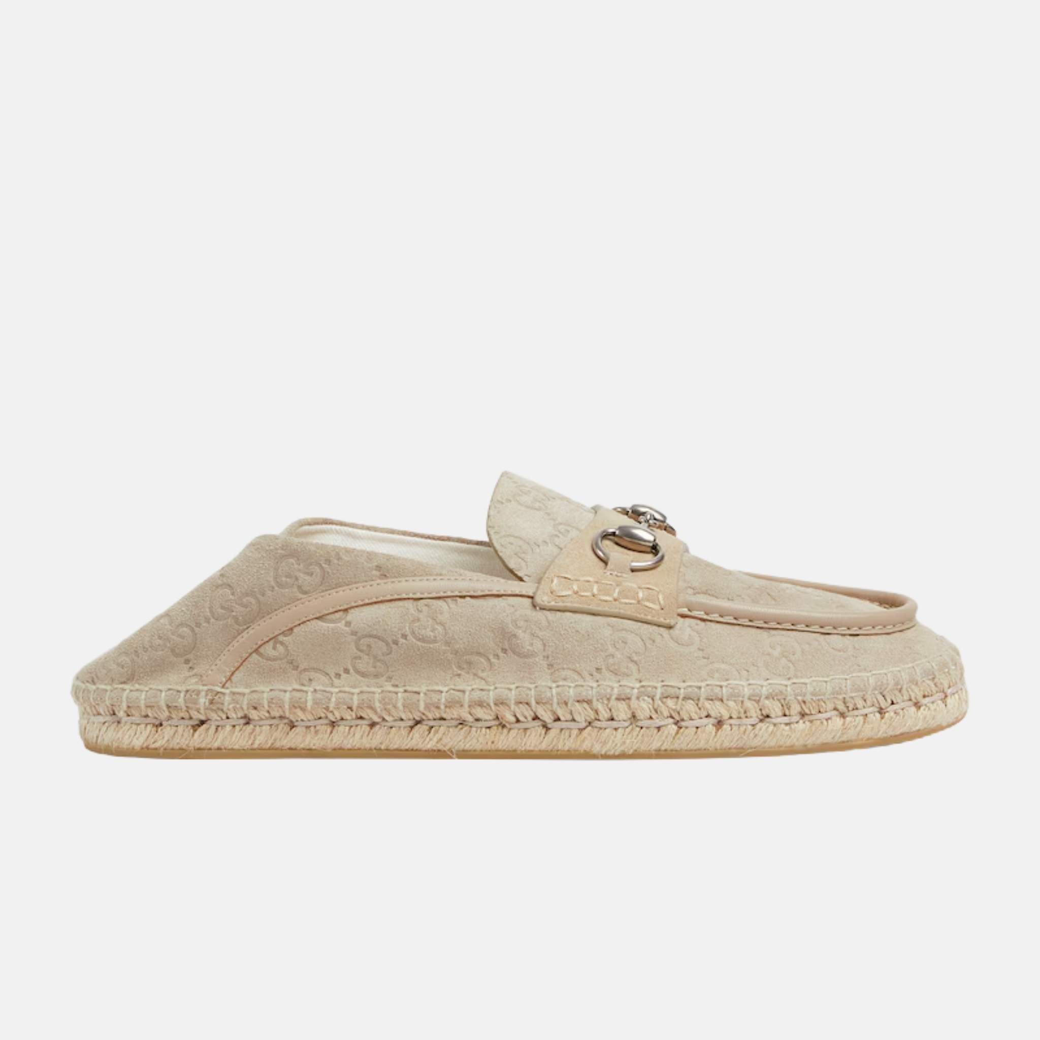 Mens Espadrille With Horsebit In Suede