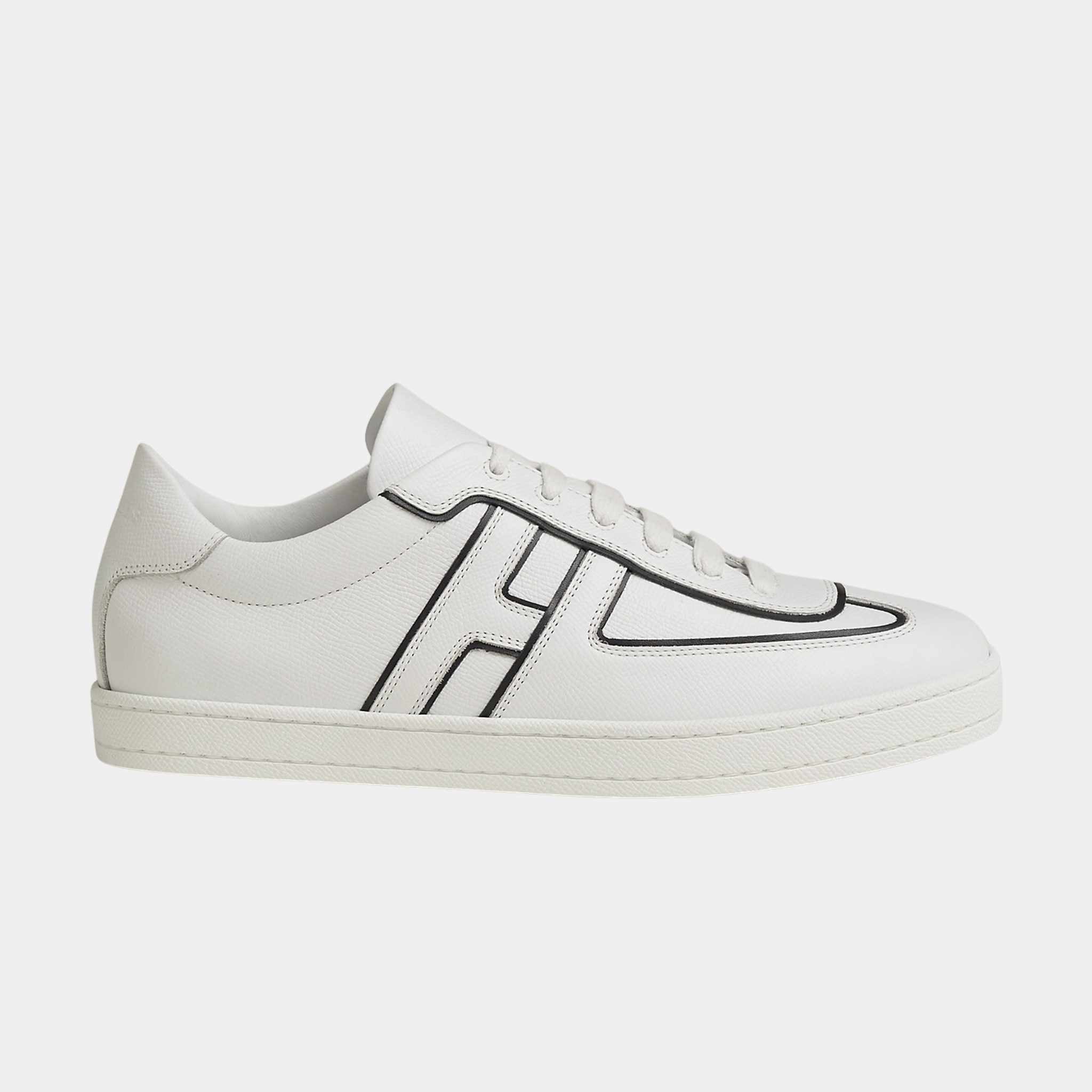 Boomerang Sneaker Monochrome Epsom Calfskin