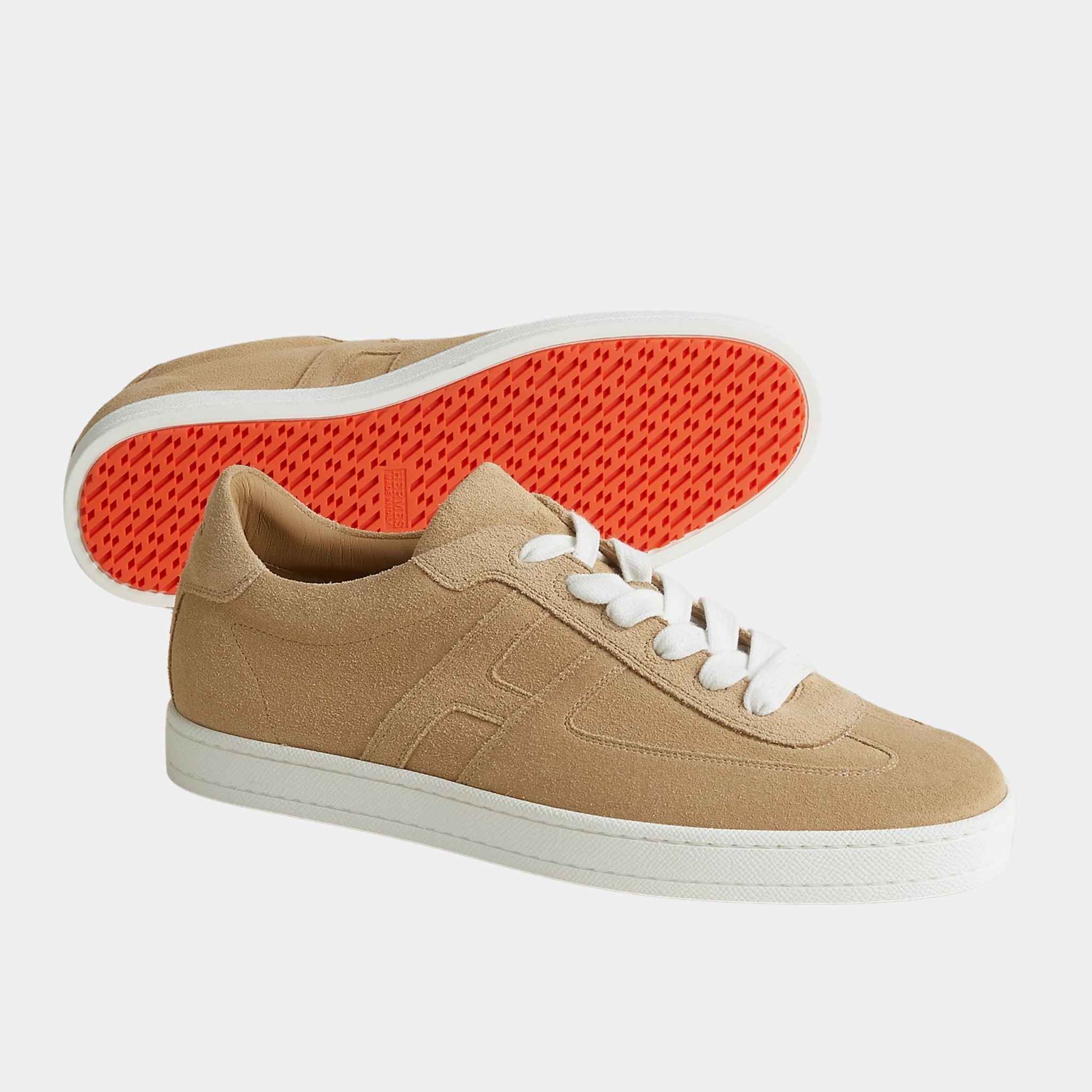 Boomerang Sneaker Supple Suede Calfskin