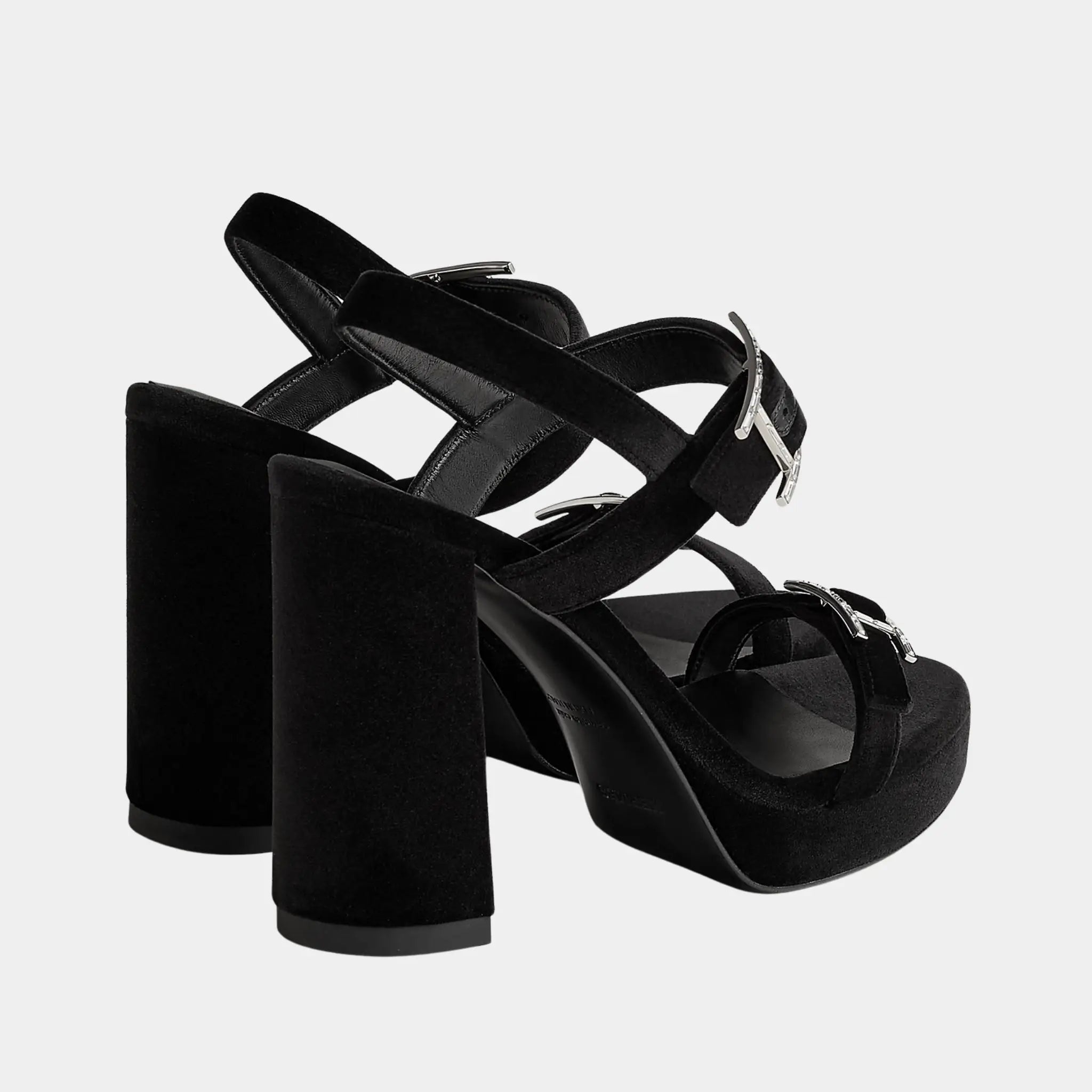 Bossa High Heel Sandal in Velvet