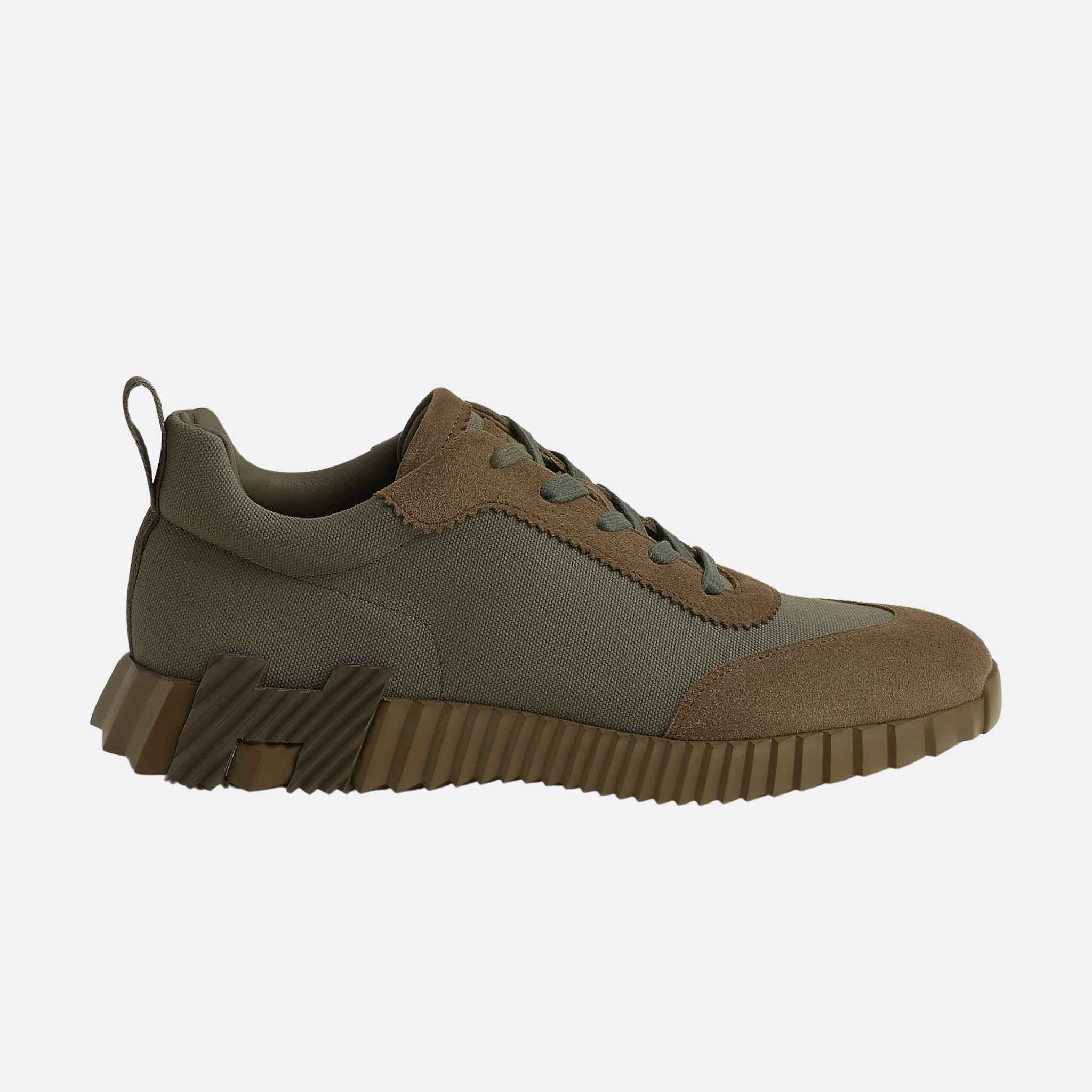 Bouncing Sneaker Cotton Canvas Suede Men