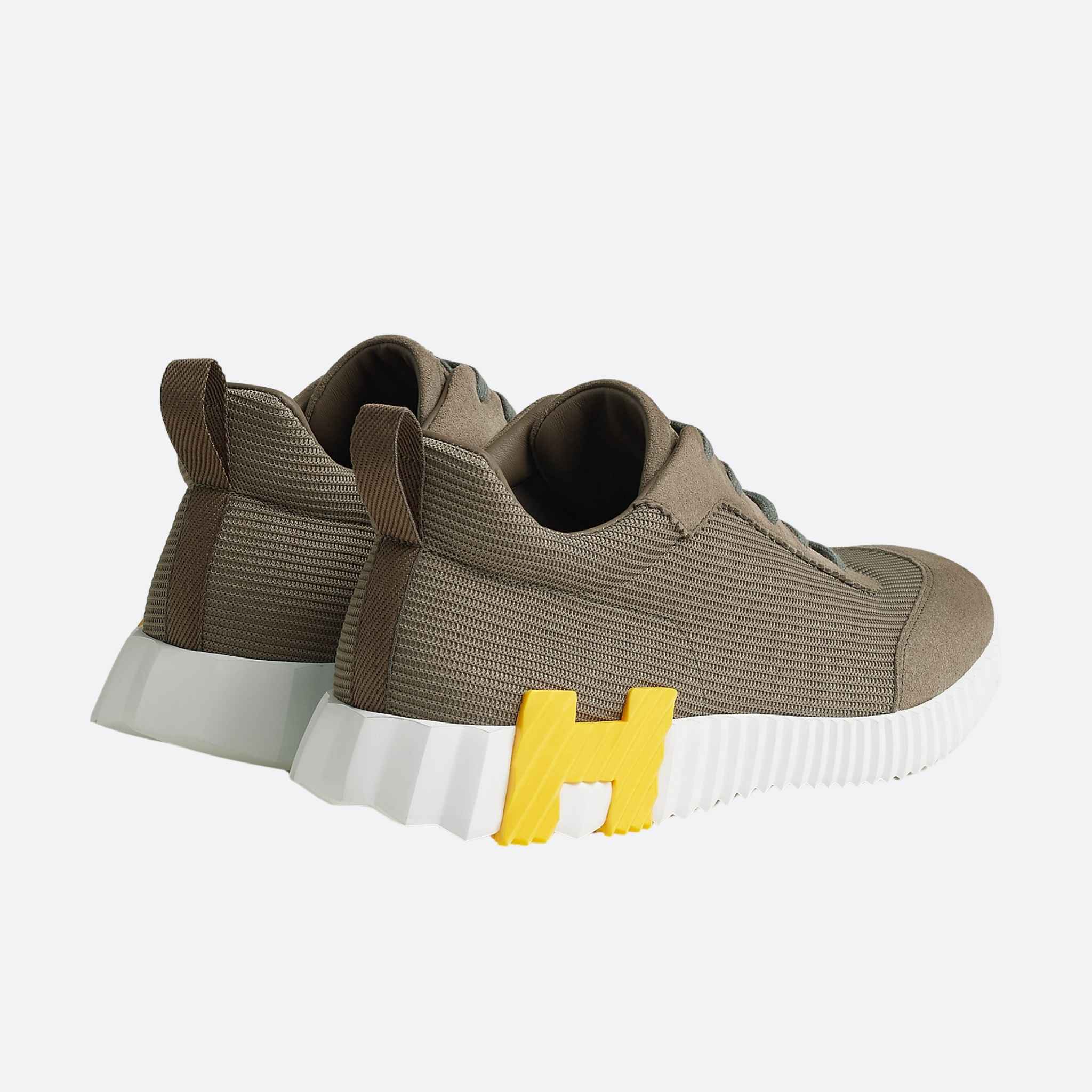 Bouncing Sneaker Technical Mesh Suede Men