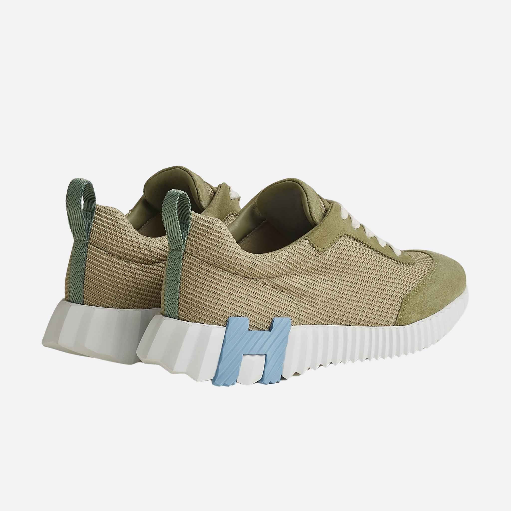 Bouncing Sneaker Technical Mesh Suede Women