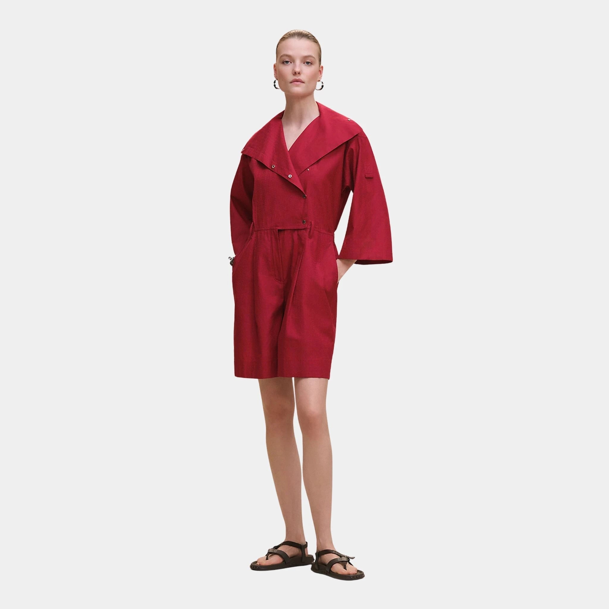 Combishort in Mosaique Printed Gauze