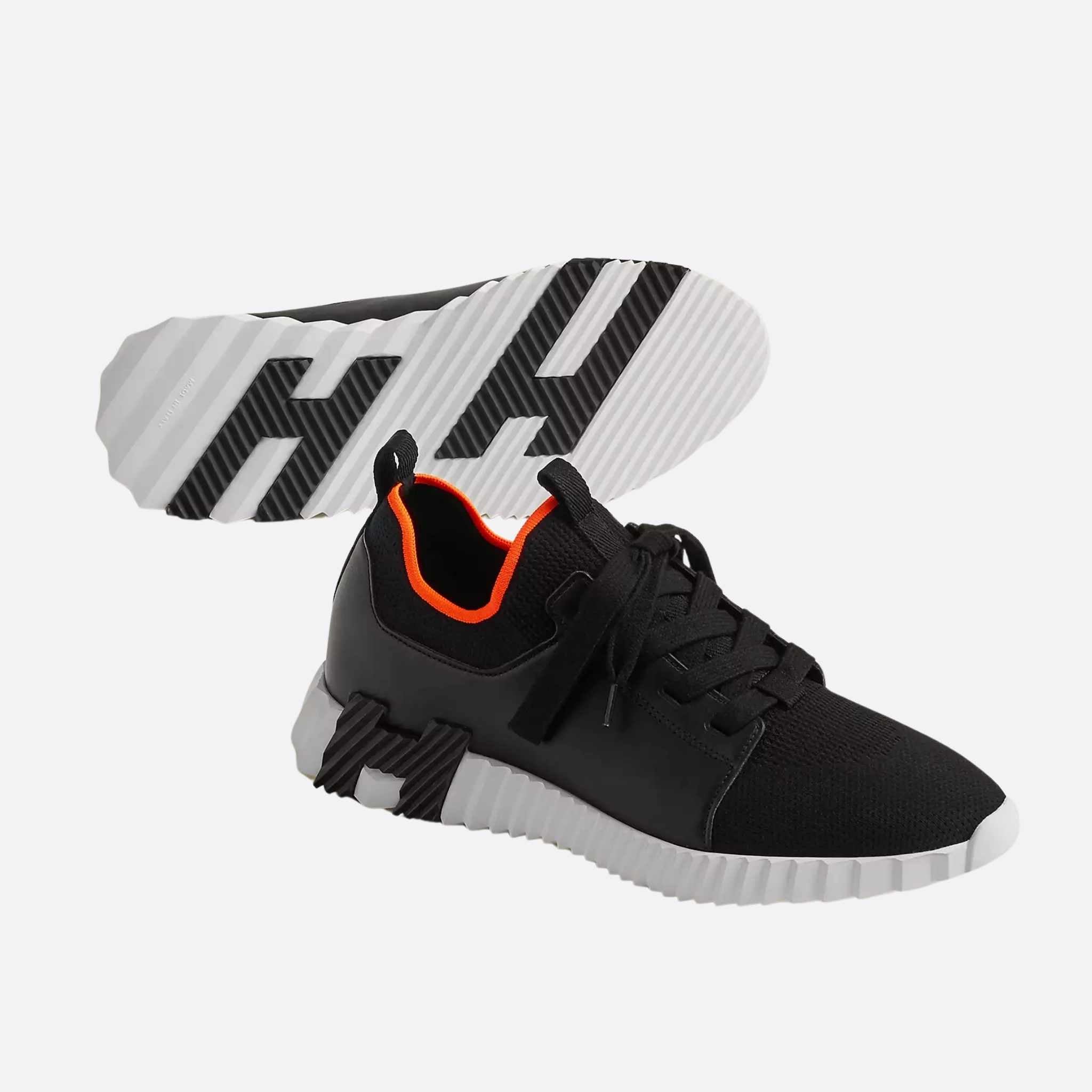Depart Slip-On Bouncing Sneaker Knit Calfskin Men