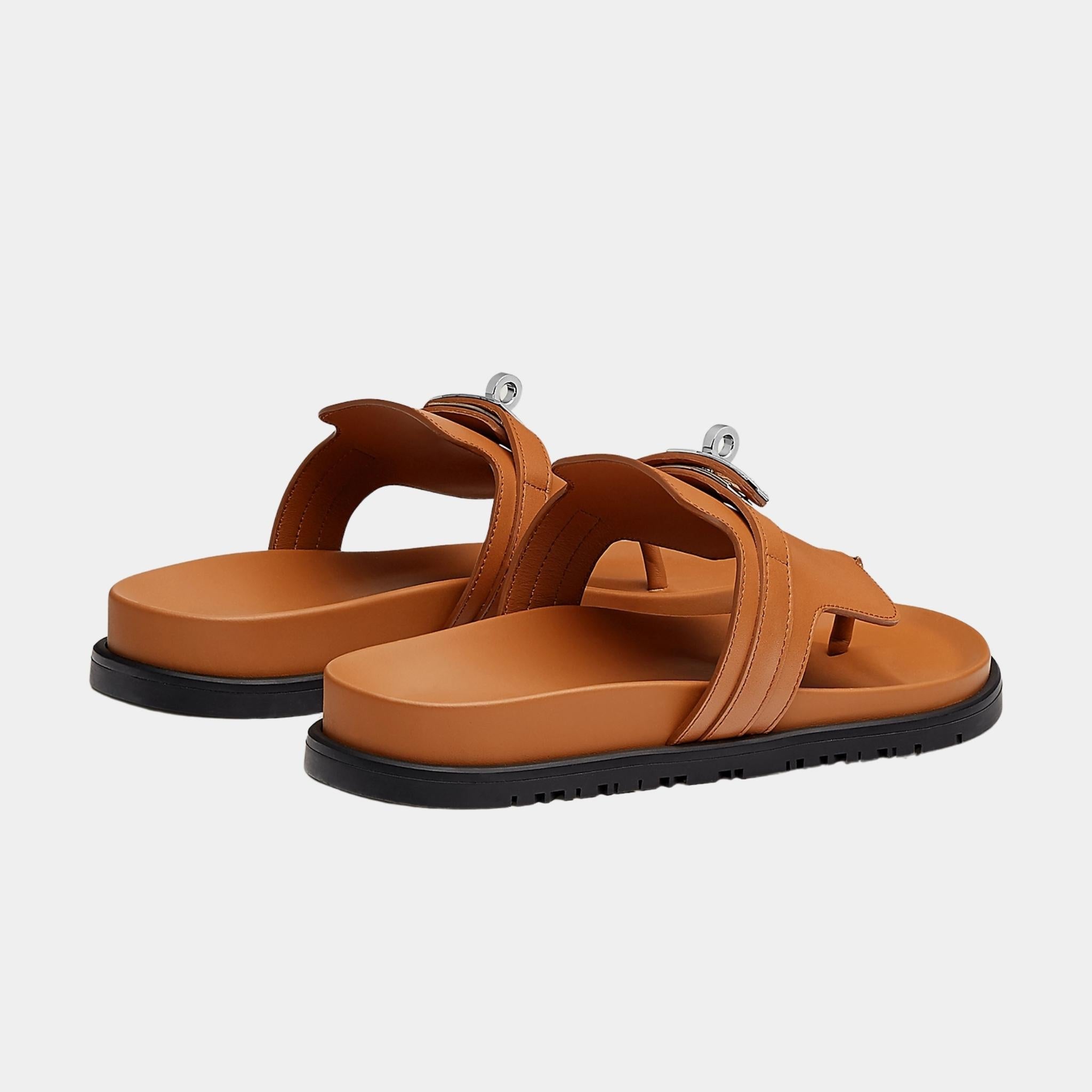 Empire Sandal Calfskin Palladium Plated Buckle