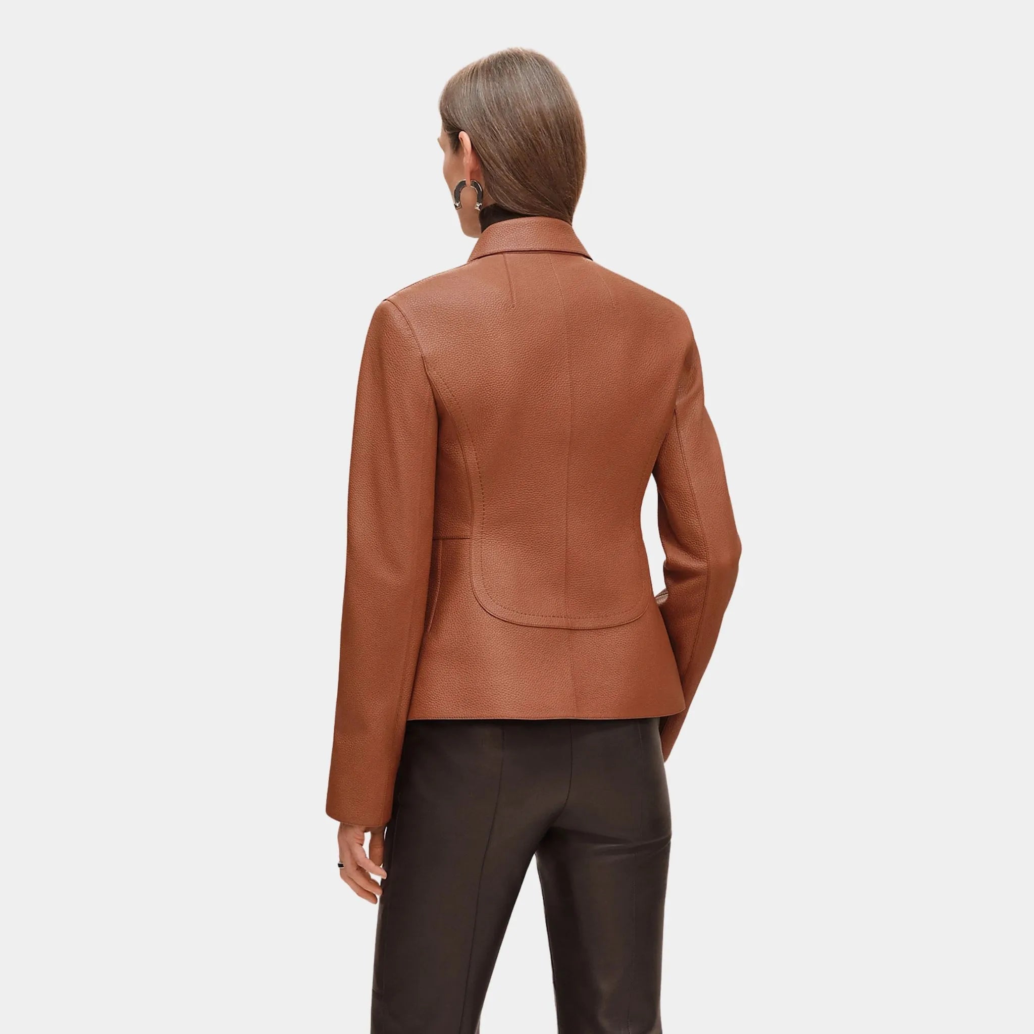 Equestrian Jacket in Washed Deer