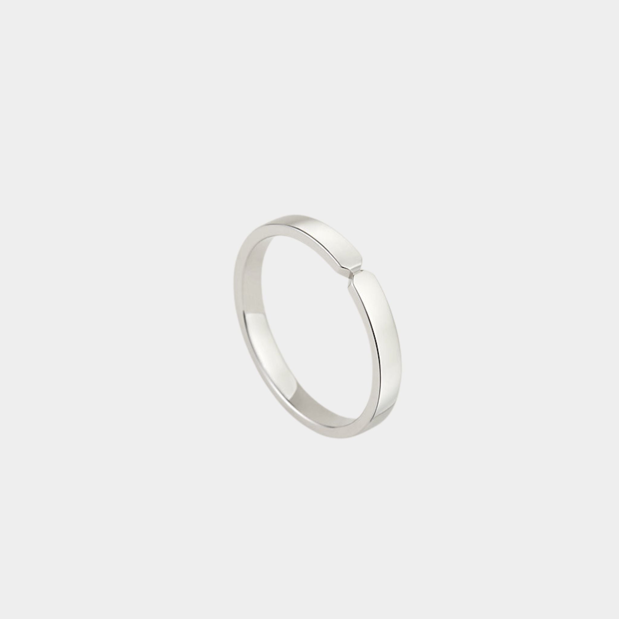 Ever Kelly Wedding Band Small Model Platinum