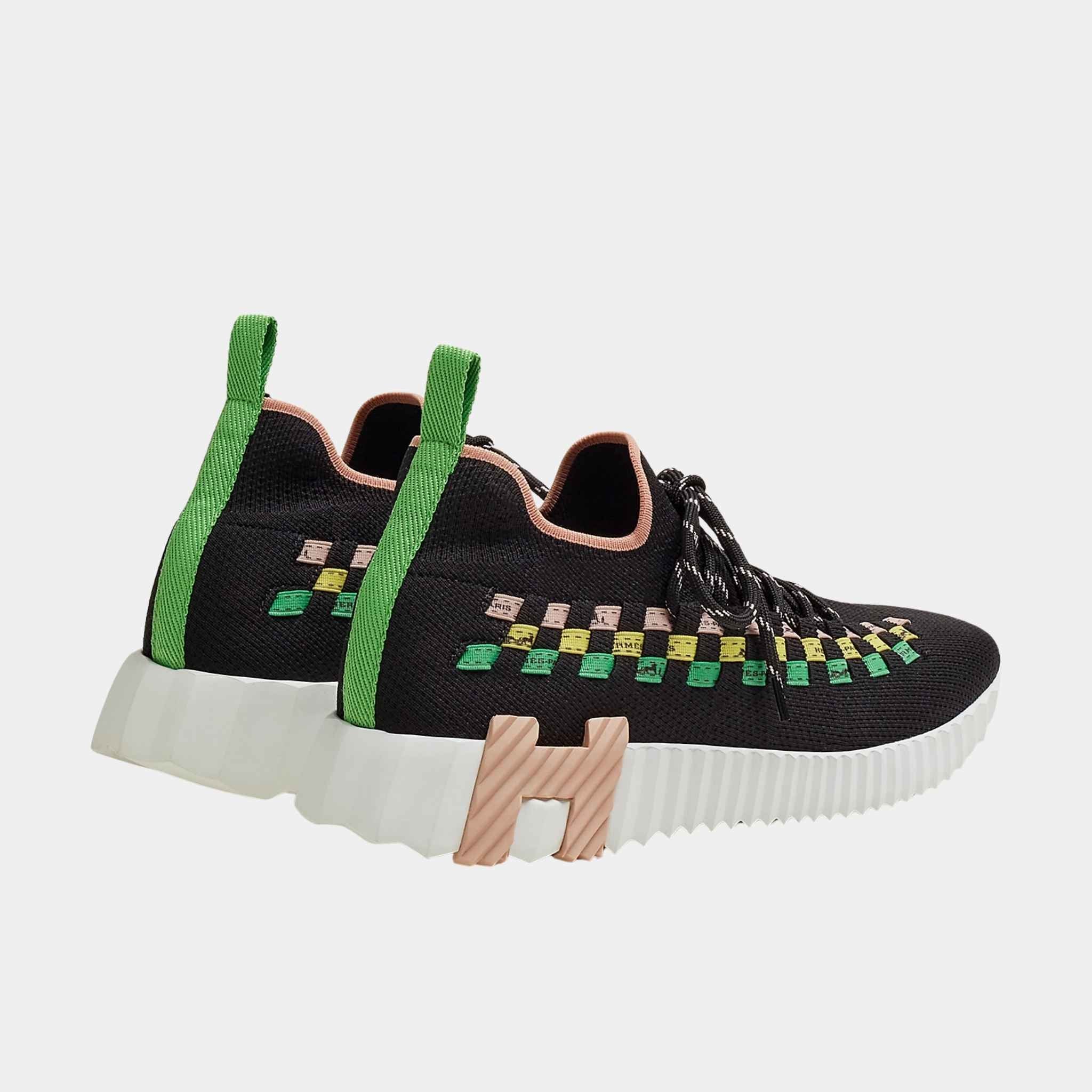 Flex Slip On Sneaker in Knit with Braided Bolduc Detail Women
