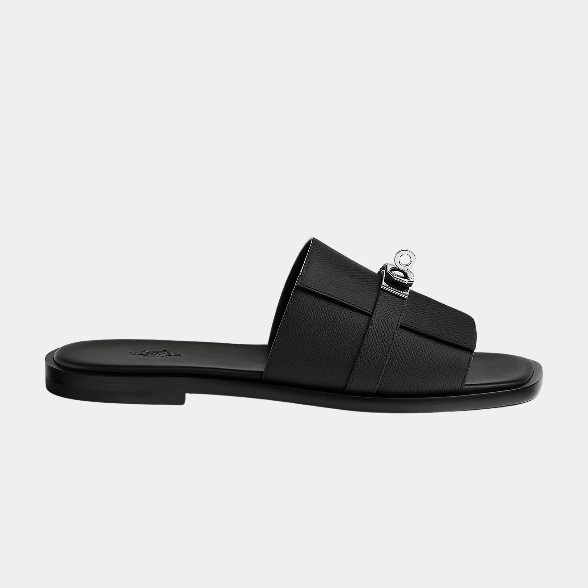 Gabriel Sandal Epsom Calfskin Palladium Plated Buckle