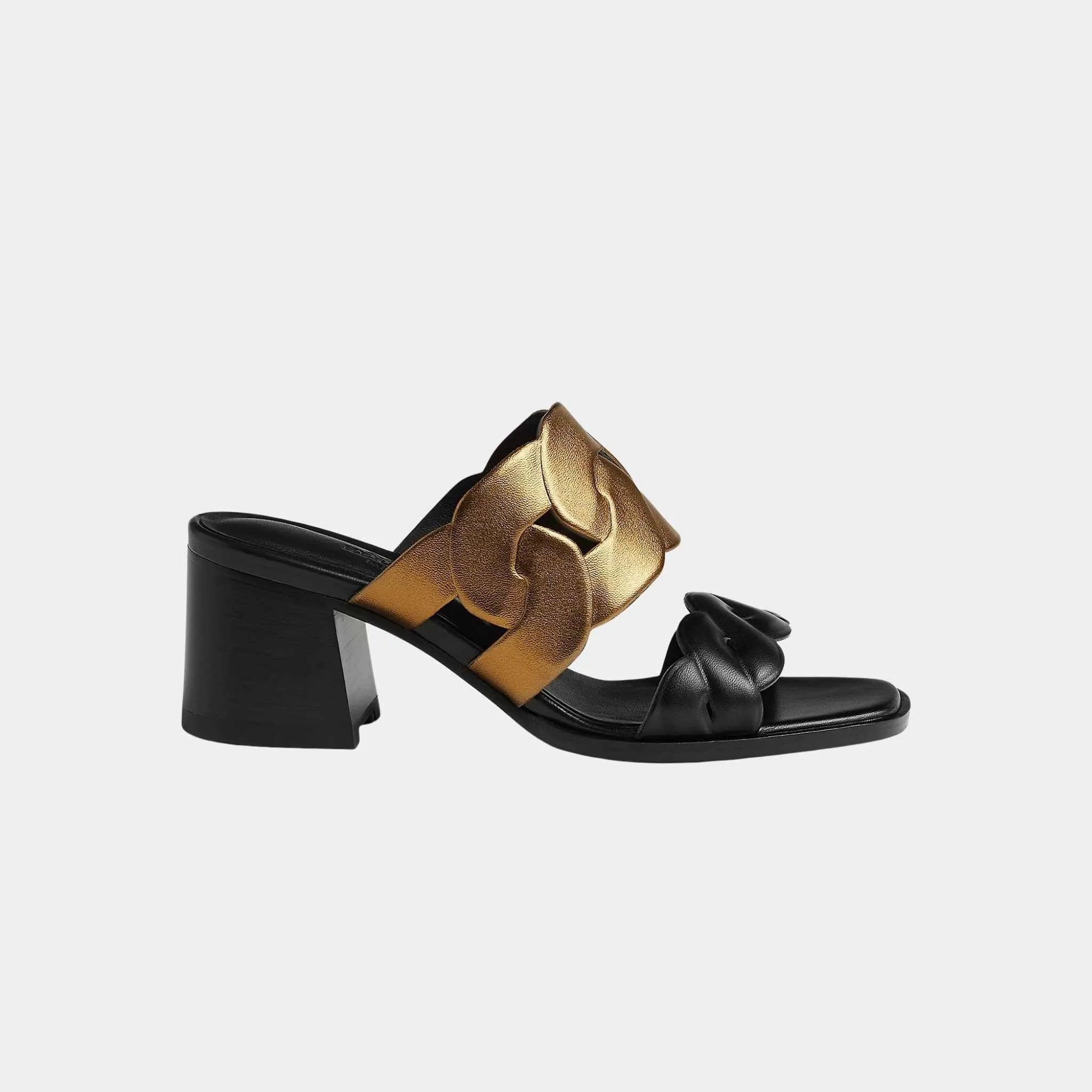 Gaby 60 Sandal Nappa Leather With Metallic Finish