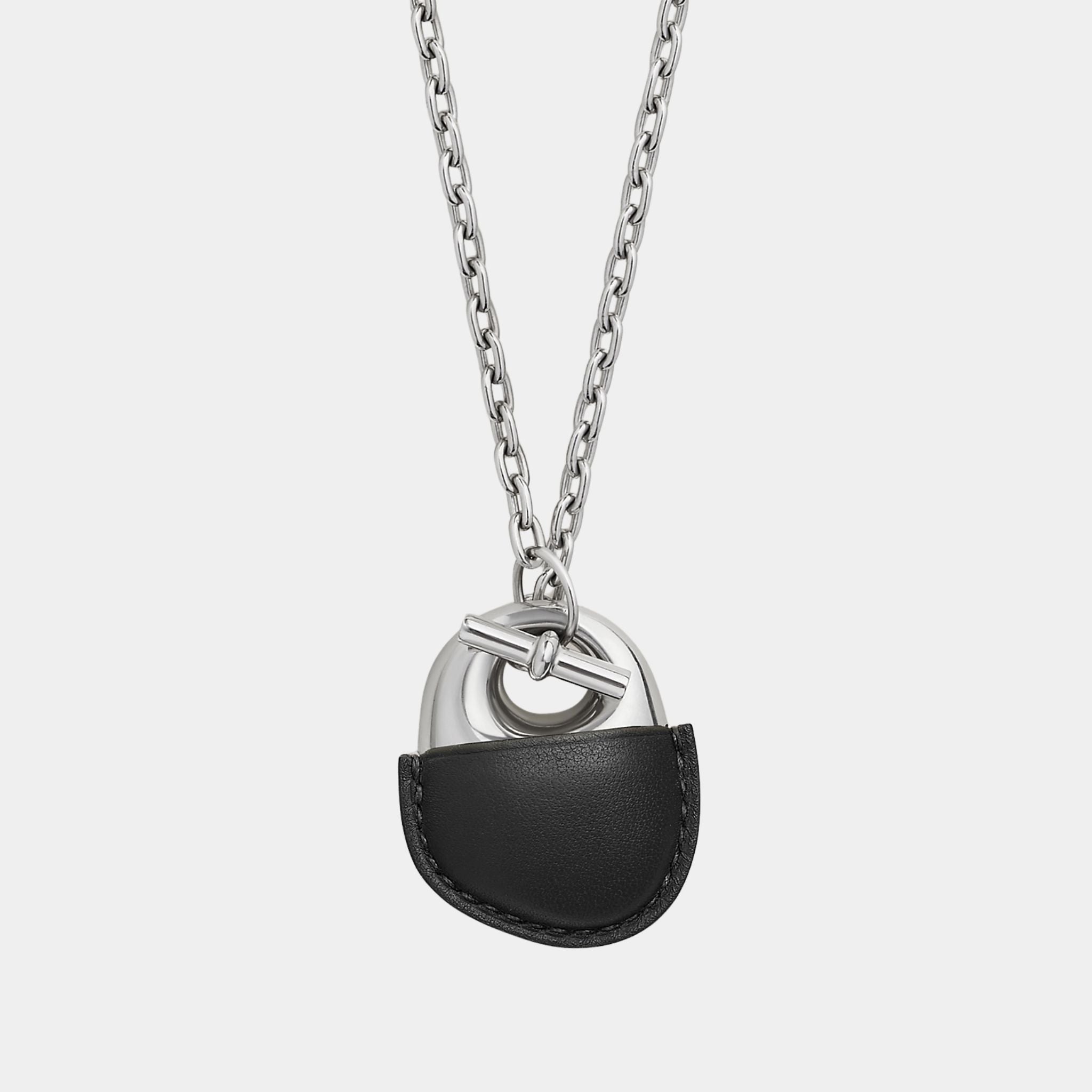 Galet Gaine Necklace Swift Calfskin