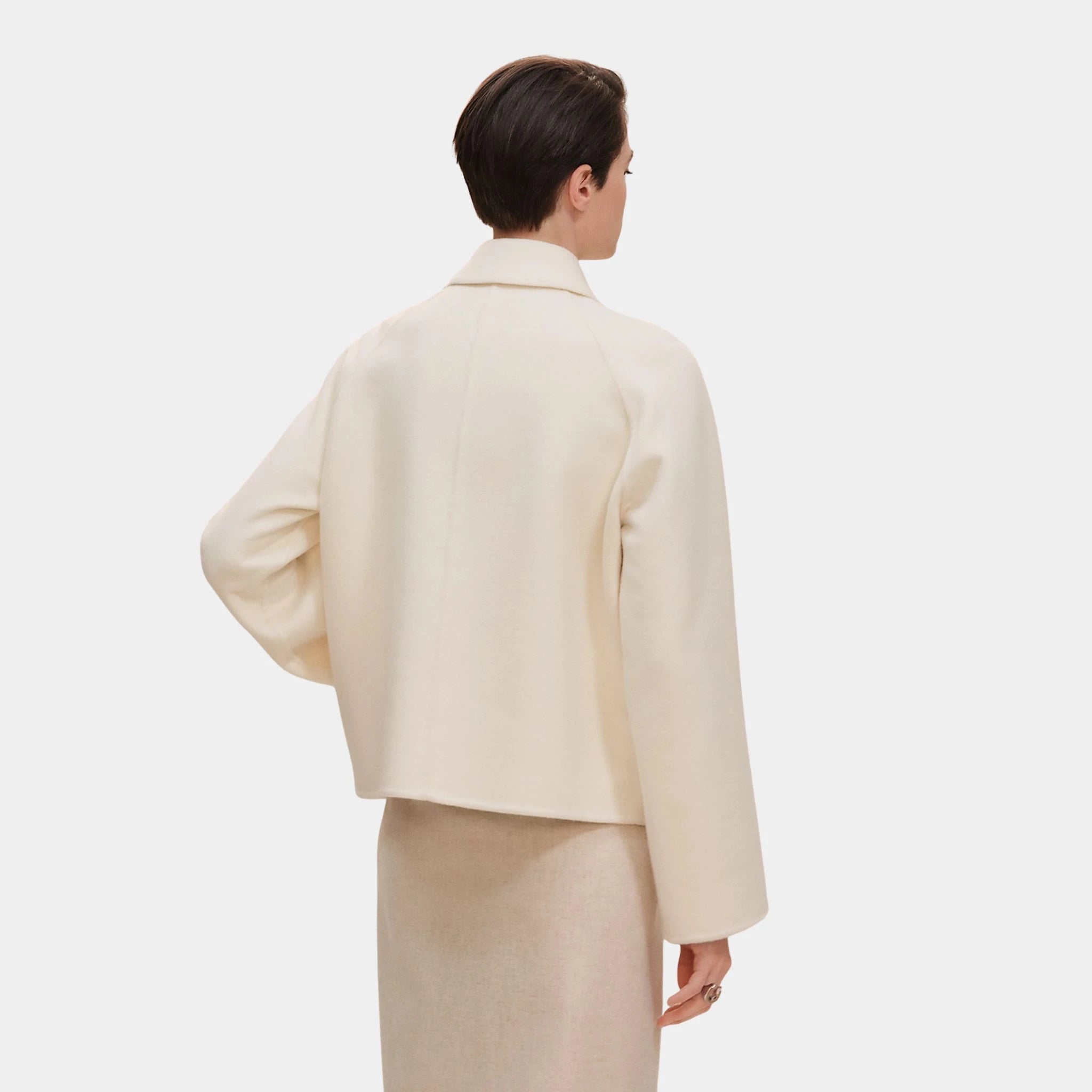 Jacket in Double-sided Cashmere