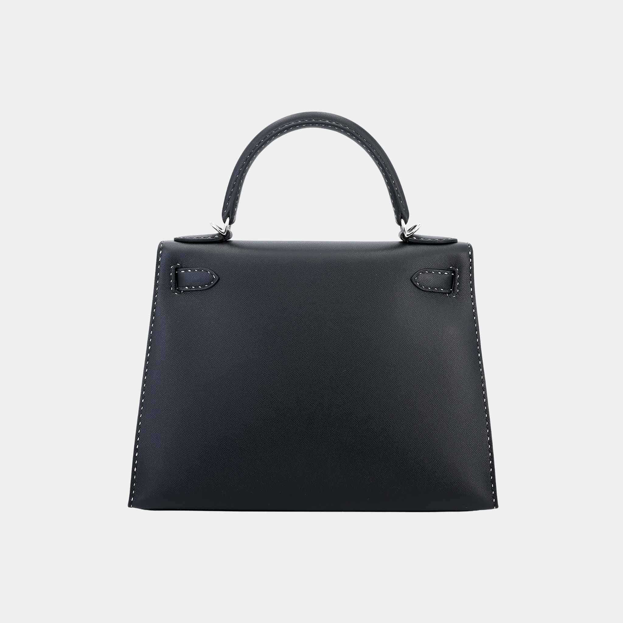 Kelly 28 Limited Edition Sellier "Miss You" Monsieur Black PHW