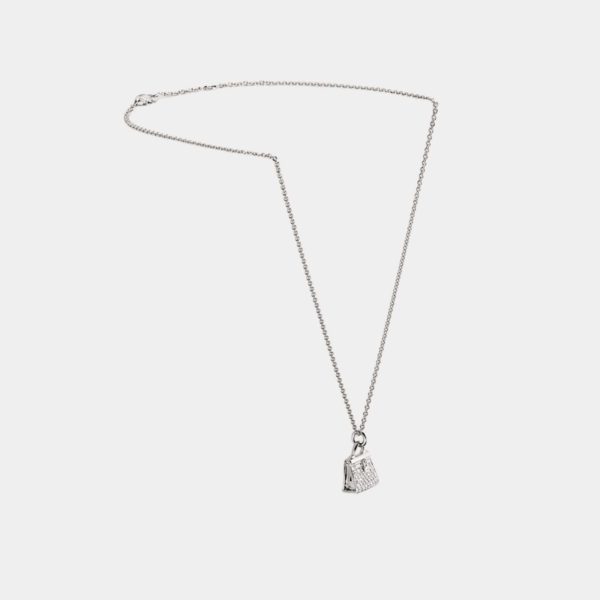 Kelly Amulets Pendant White Gold - Diamonds