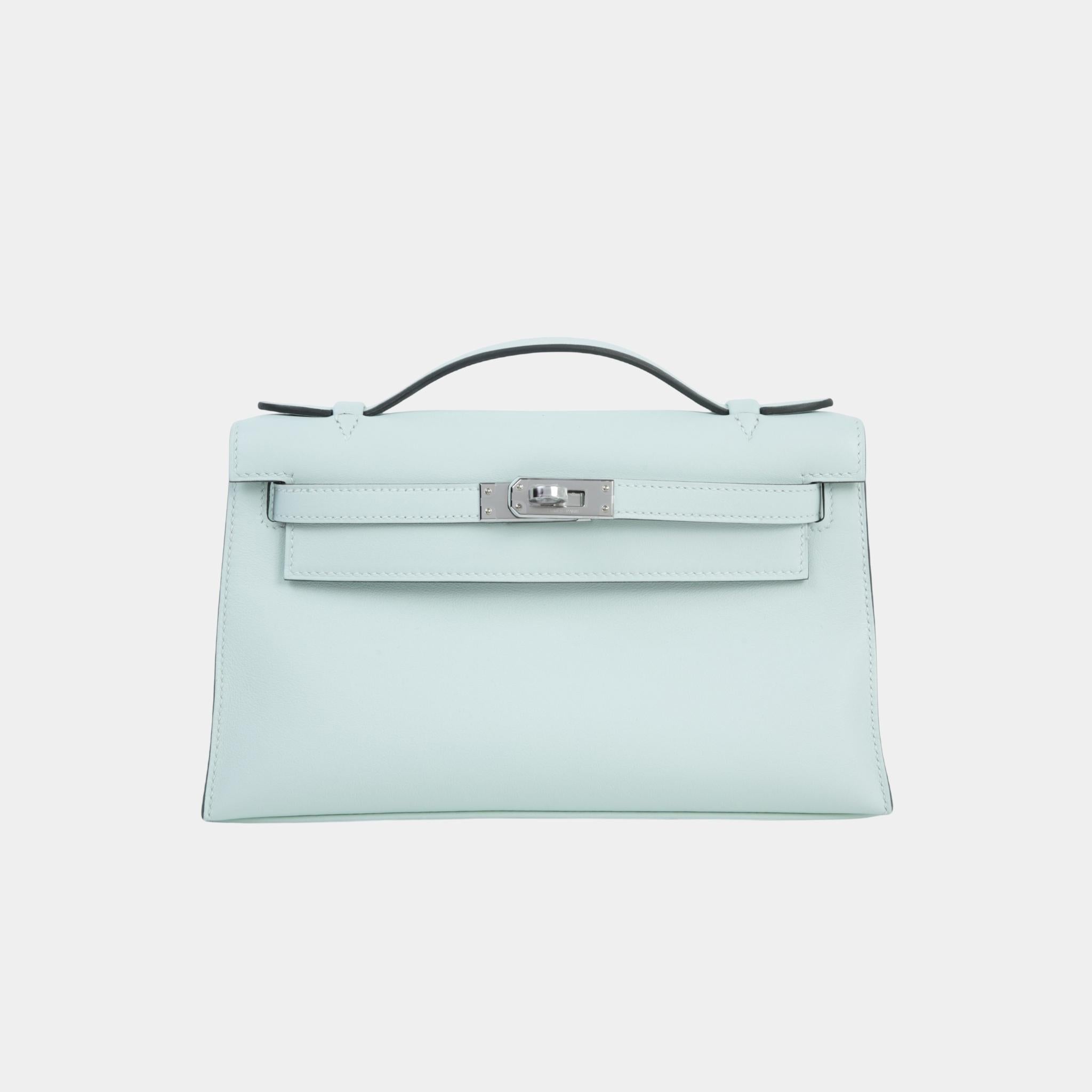 Kelly Pochette Swift Vert Peppermint PHW