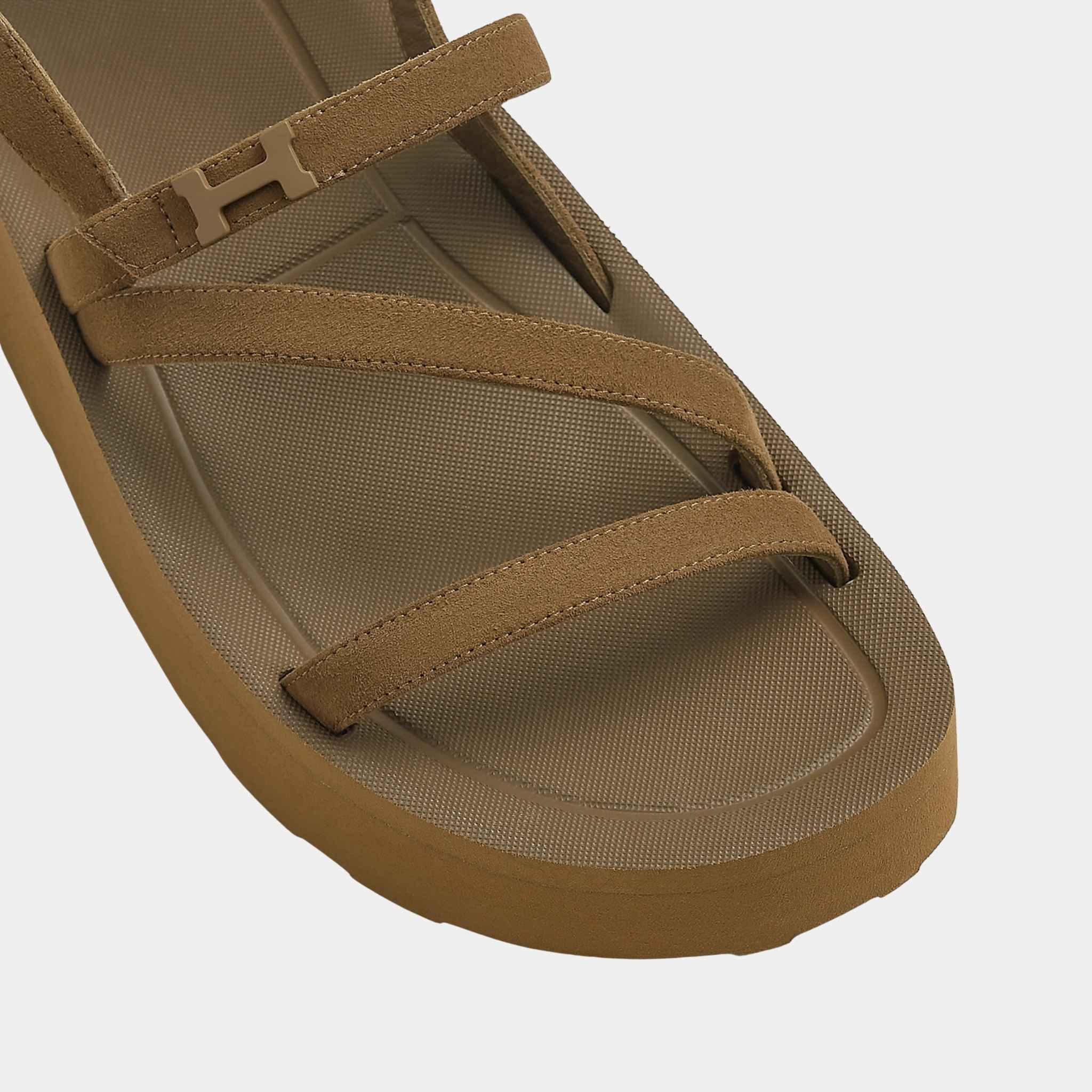 Liberte Sandal in Suede Goatskin