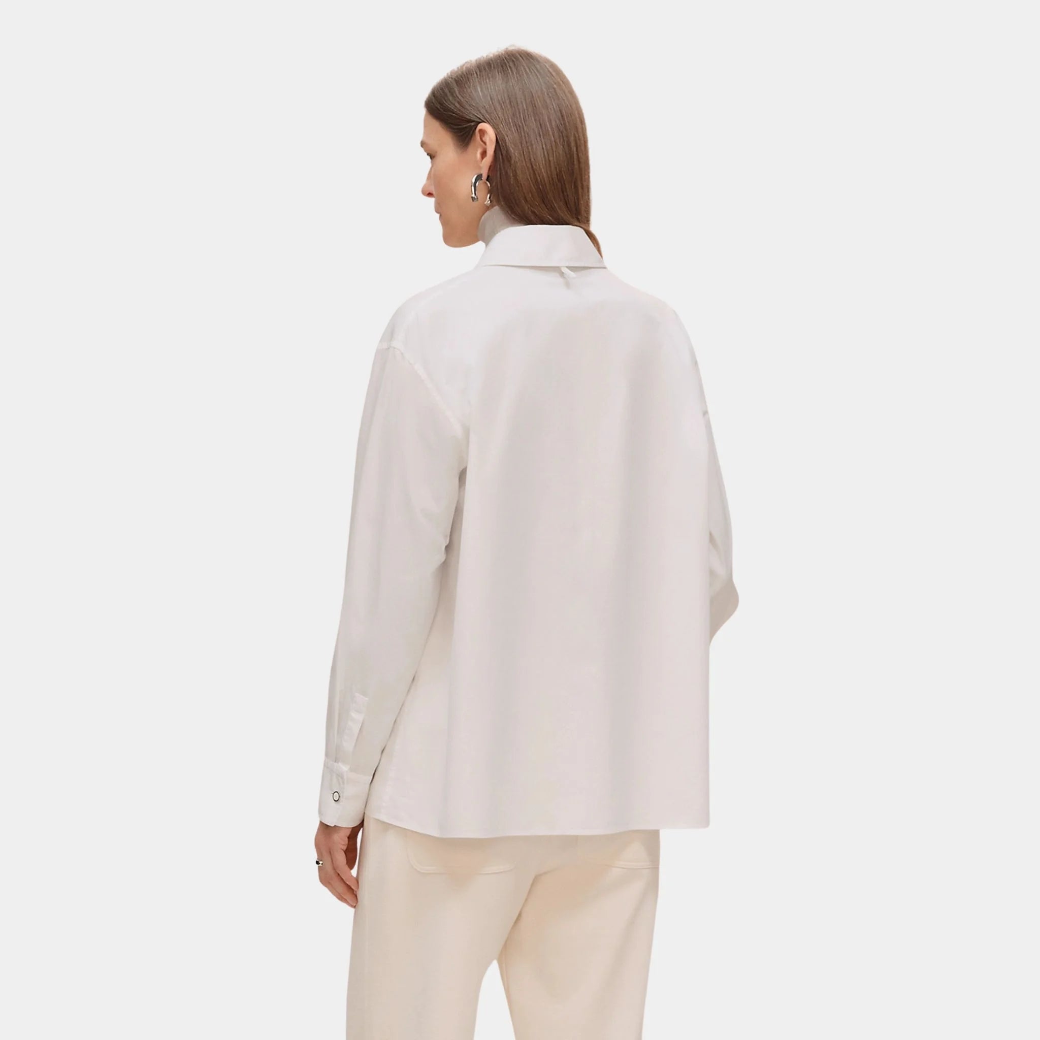 Loose-fitting Cotton Twill Shirt